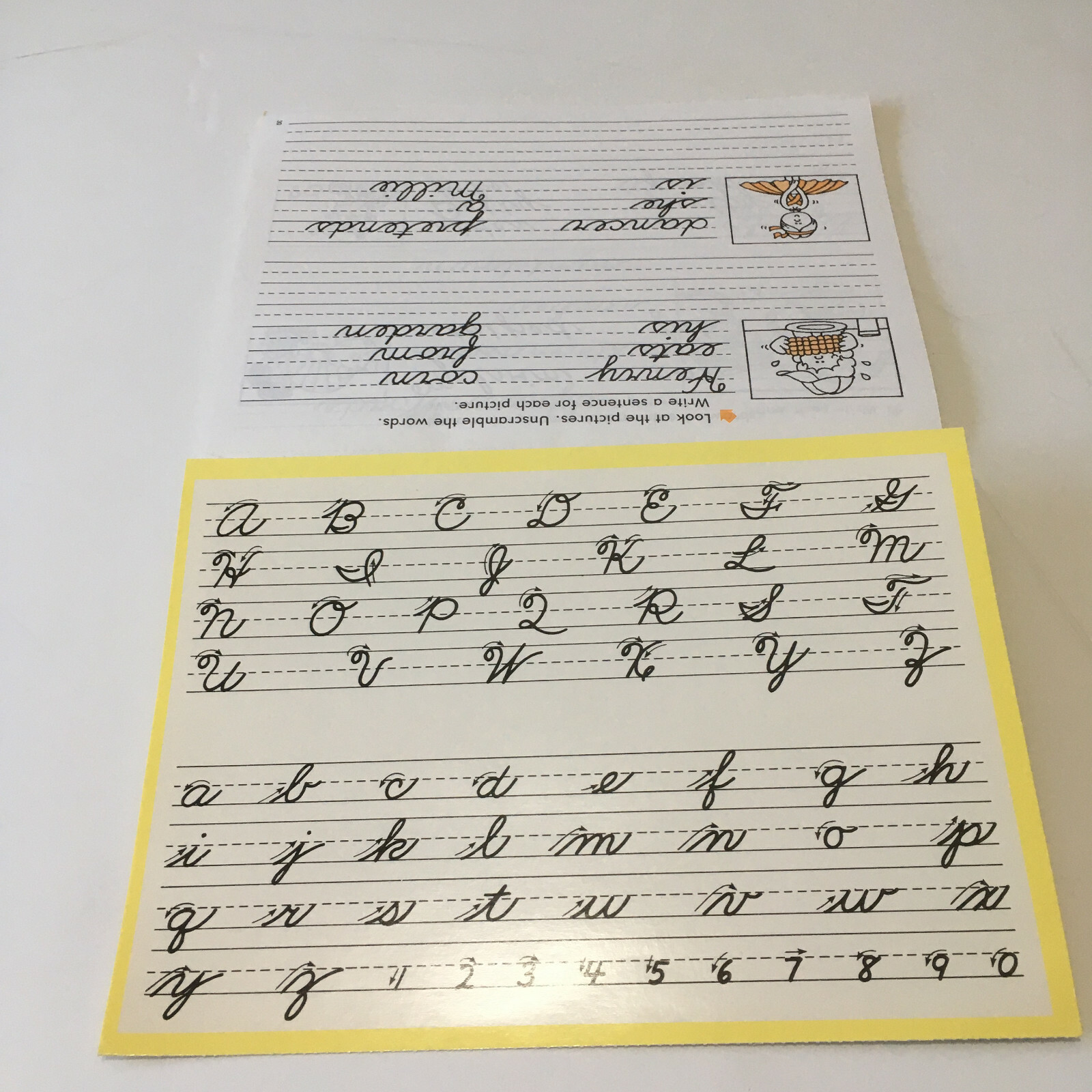 Golden step ahead cursive writing beginning to read book 1 blue’s clues signs