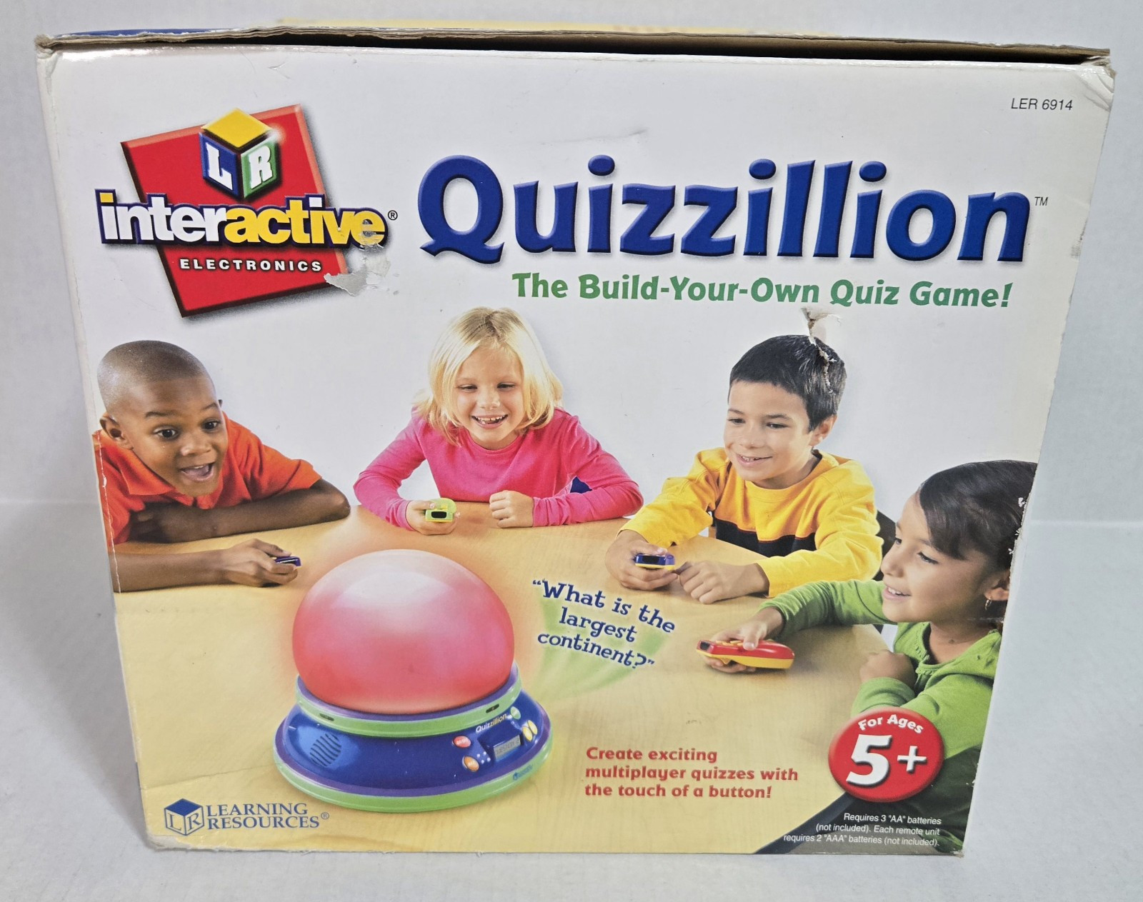 Learning Resources Quizzillion: The Build-Your-Own Quiz Game! New Open Box
