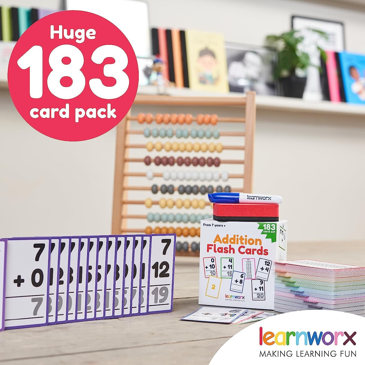 Addition Flash Cards 1st Grade 2nd 3rd 4th – 183 Math Flashcards -All Facts 0-12
