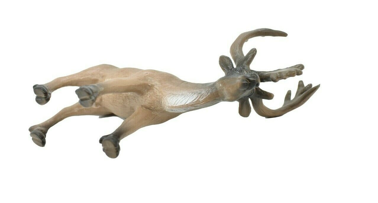 Caribou Realistic Small Toy Model Plastic Replica Forest Animal, Gift OK04