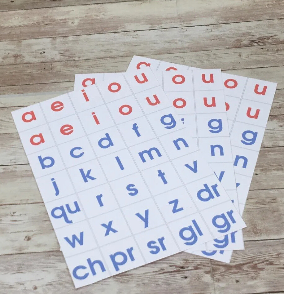 MAKE A WORD – Short Vowel – w/ letter tiles – Interactive Learning Books BUNDLE