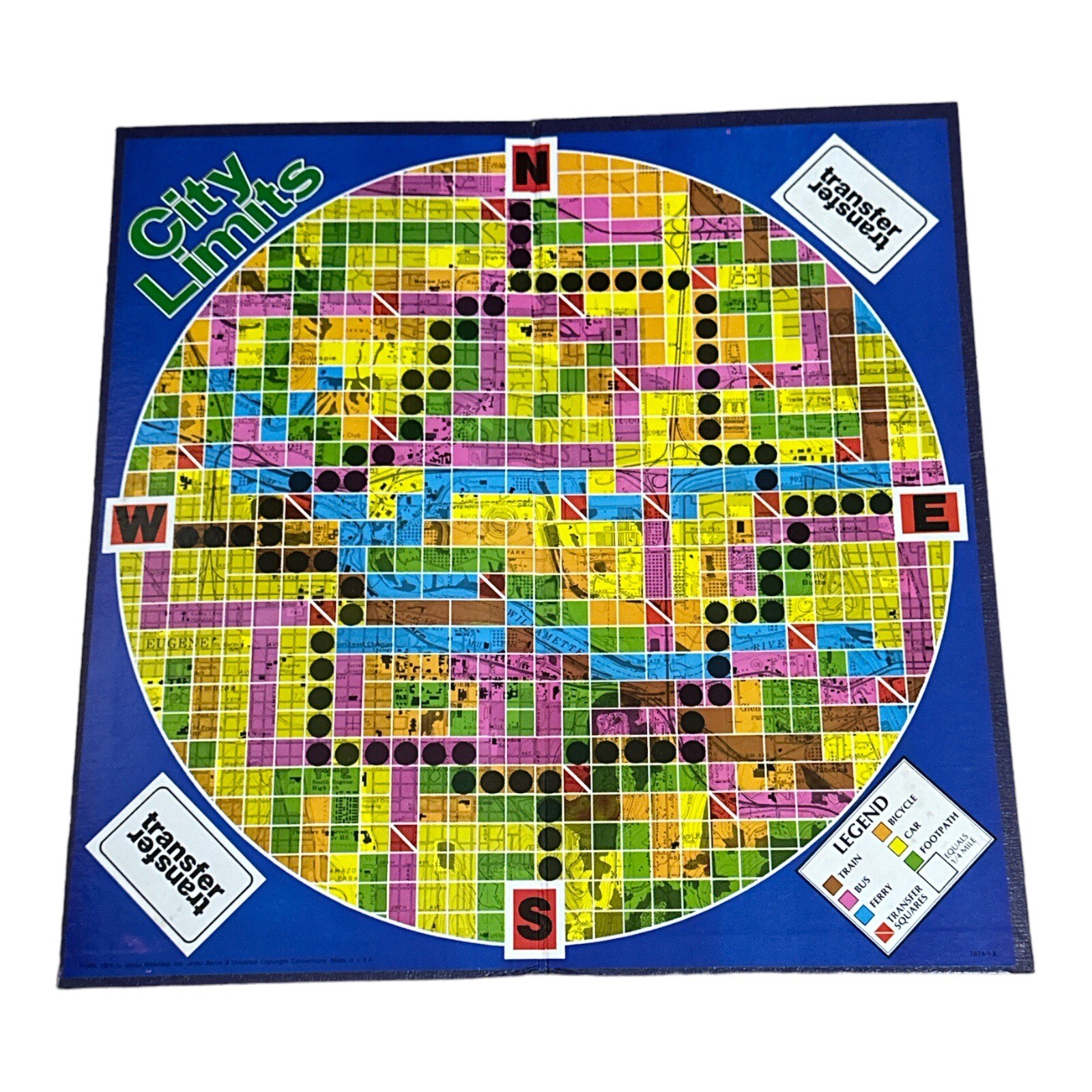 City Limits Educational Board Game 1985 Media Materials Complete Unused Unplayed