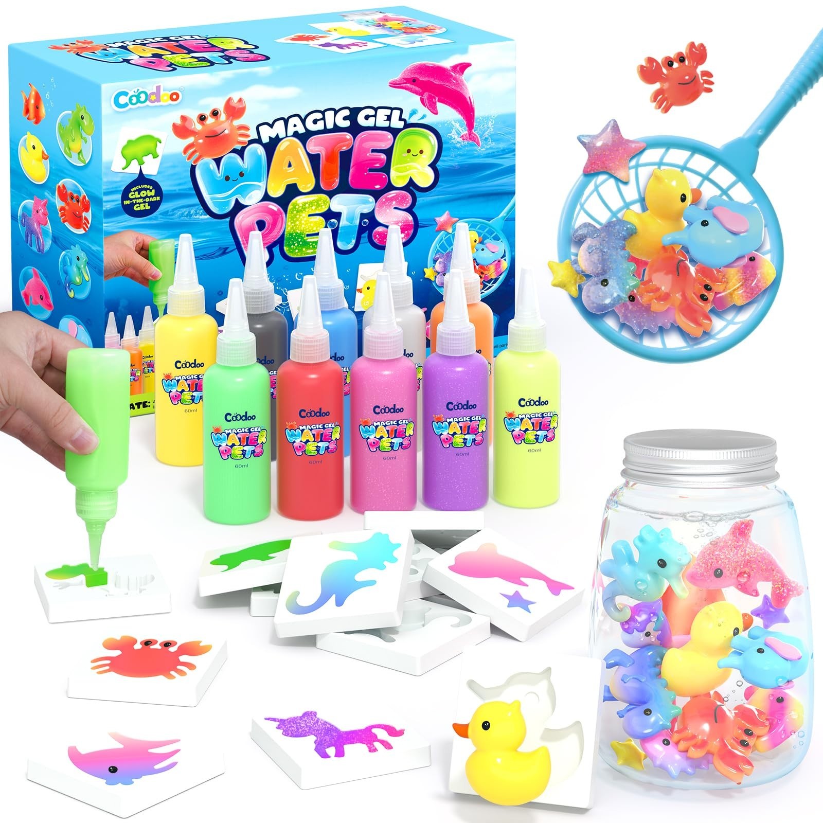 Magic Water Elf Toy Craft Kits for Kids, DIY Your Own Aqua Fairy Water Pets &…