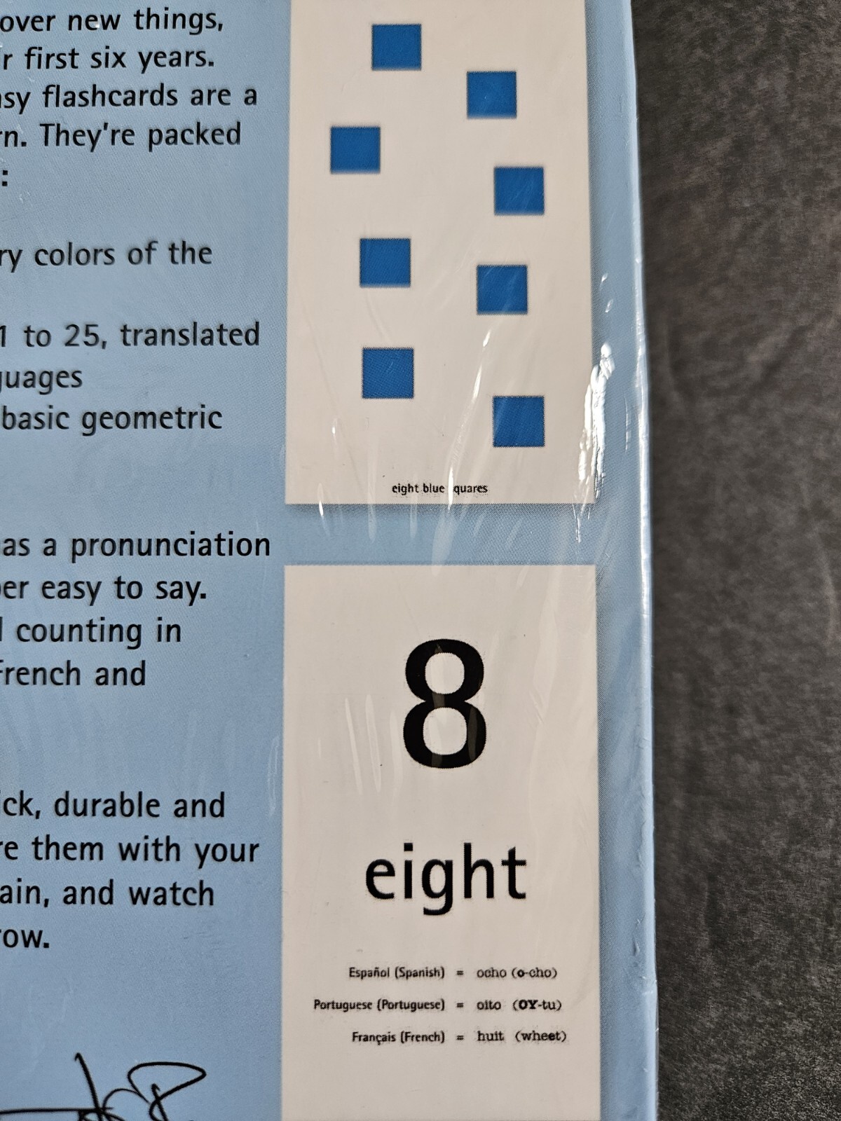 Flash Of Brilliance Numbers, Shapes, Colors Flash Cards Volume 6 First Edition