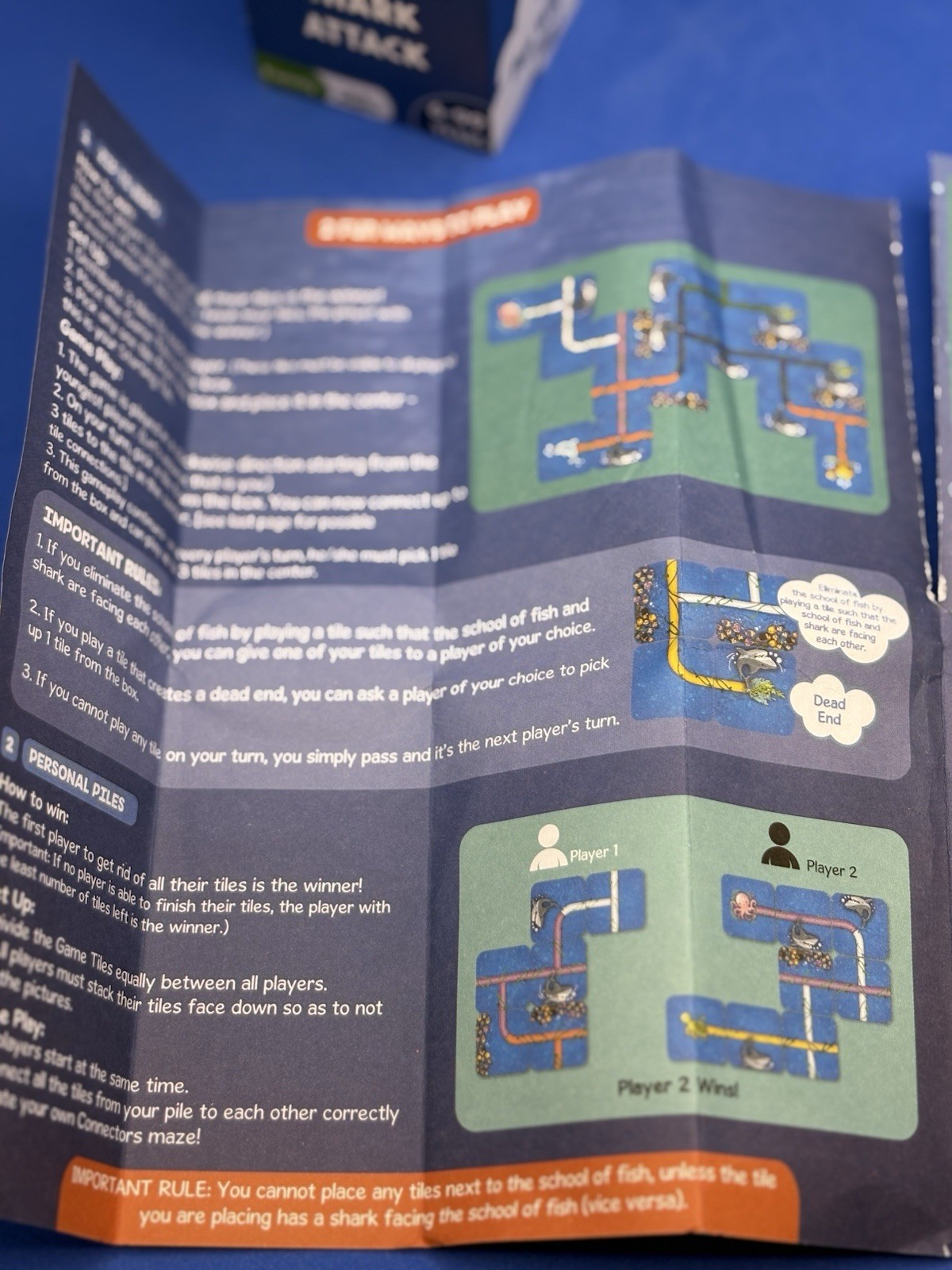 Skillmatics Educational Game: Connectors Shark Attack: Gift Family Game Complete