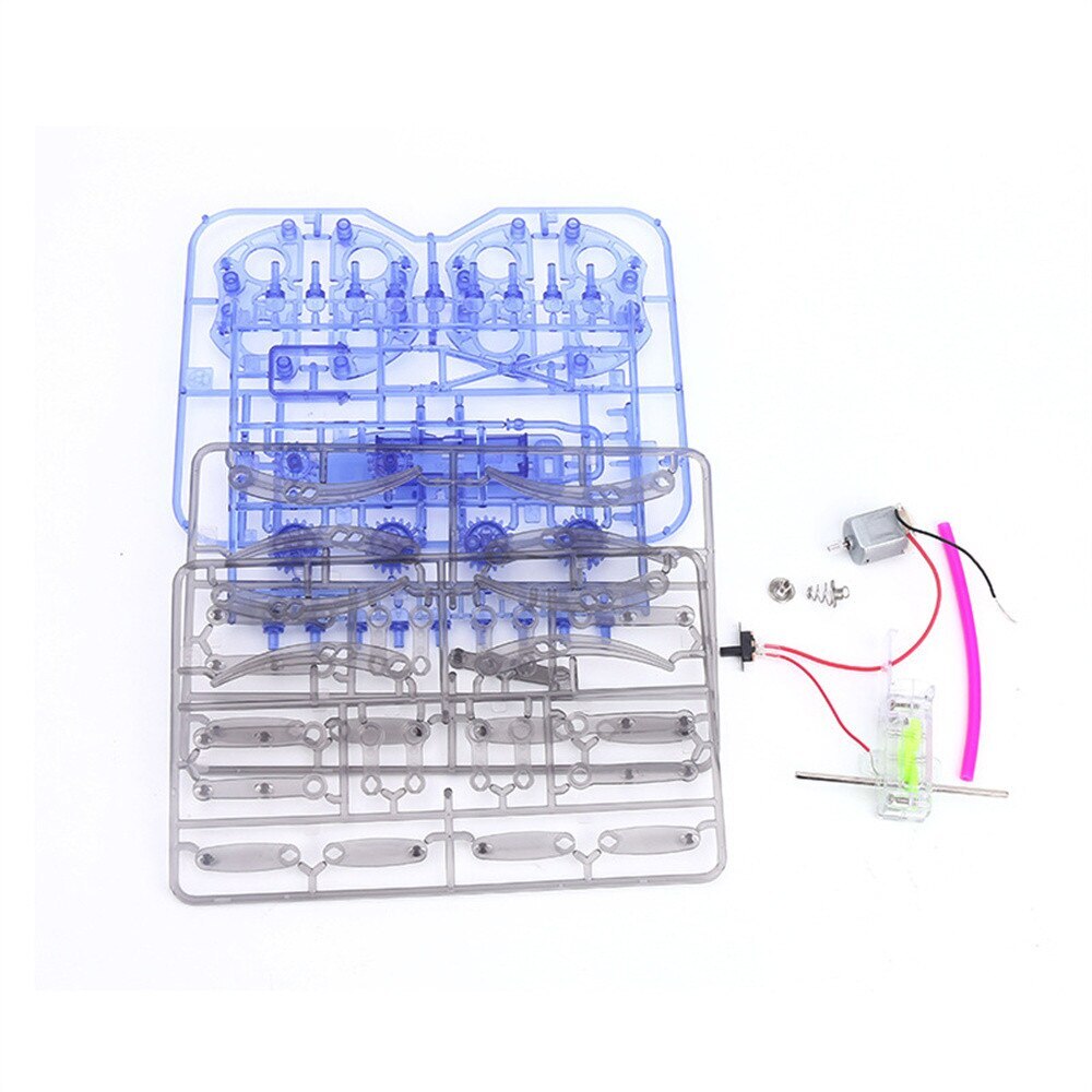 Spider robot DIY technology small production electric crawling science toy