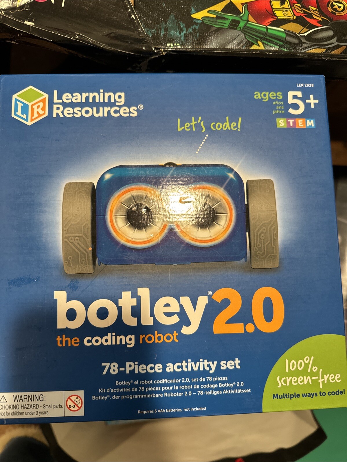 Learning Resources BOTLEY 2.0 – 78 pcs Coding Robot Activity Set for Ages 5+