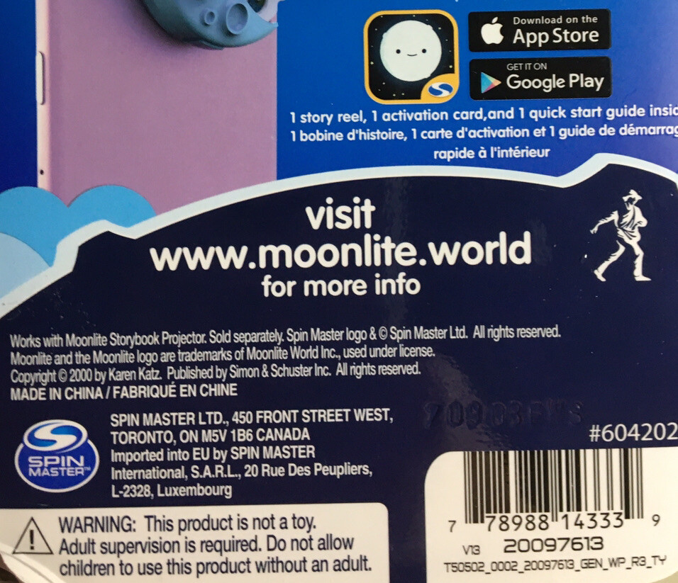 Moonlite Storybook Projector Story Reel For Your Mobile Phone. Where Is Baby’s