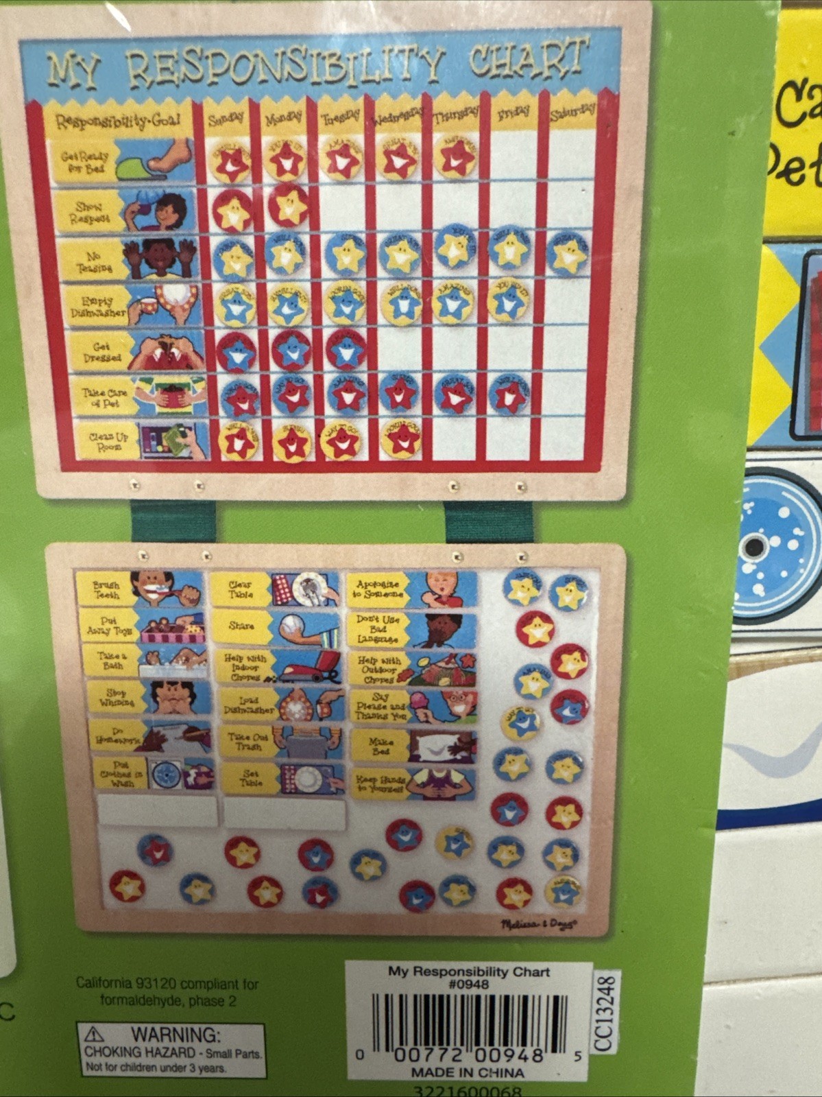 Melissa & Doug – My Responsibility Chart – Magnetic Goal Planner ~ Sealed
