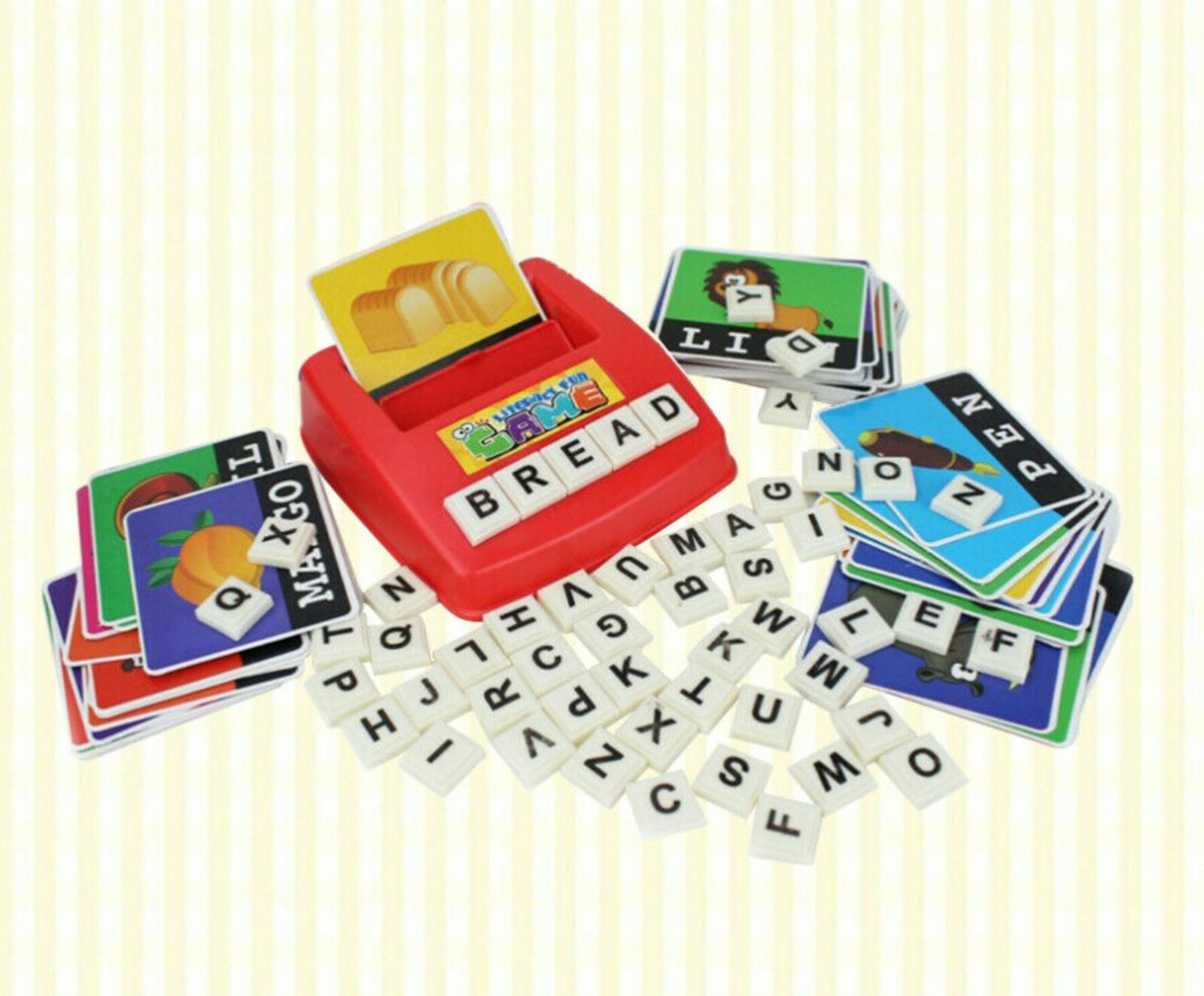 1 Set Literacy Fun Game Words Learning Card for Kids Toddlers Children 113 Piece