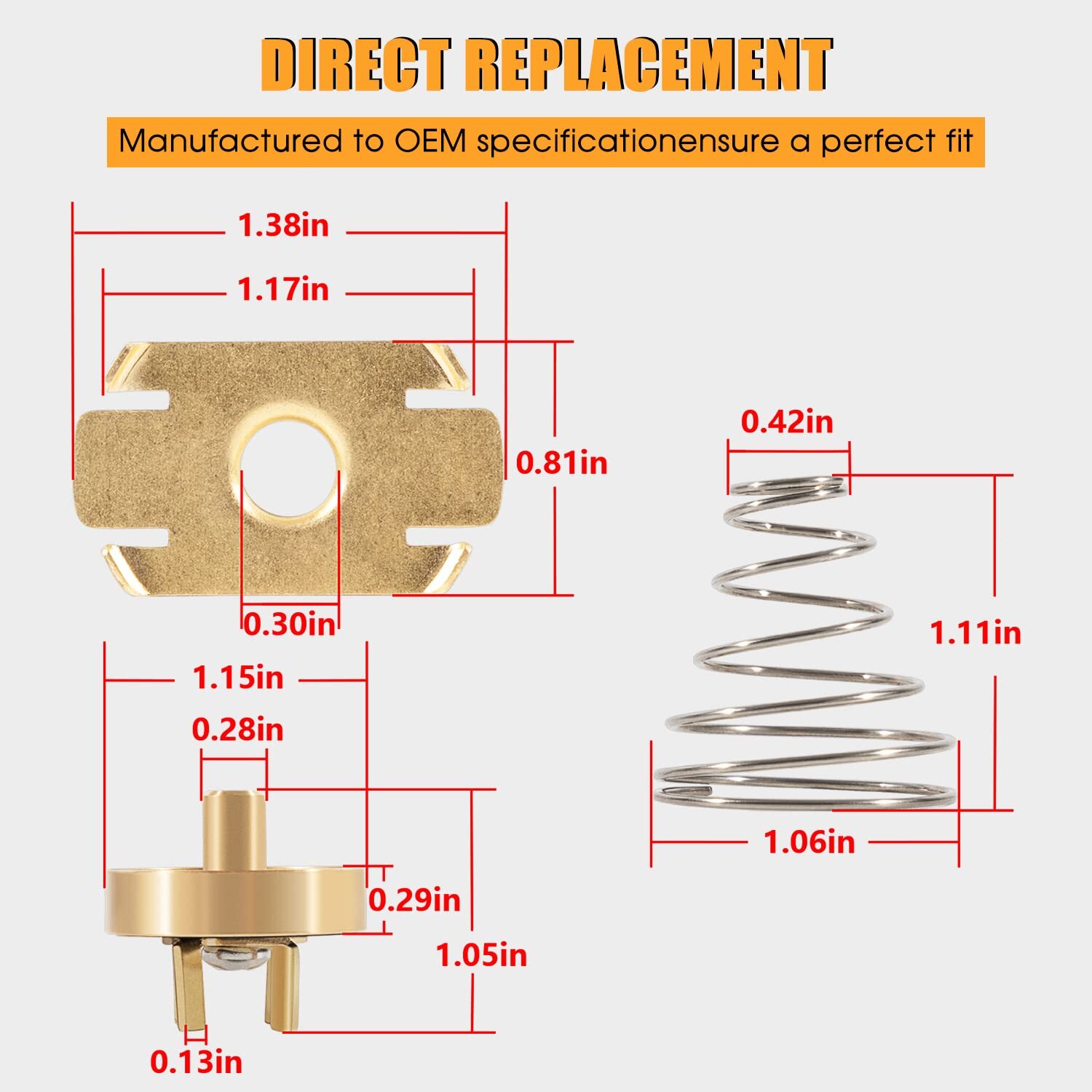 905-051 765 Check Valve Assembly Repair Kit Fit for Febco Model 1/2″ & 3/4″ B…