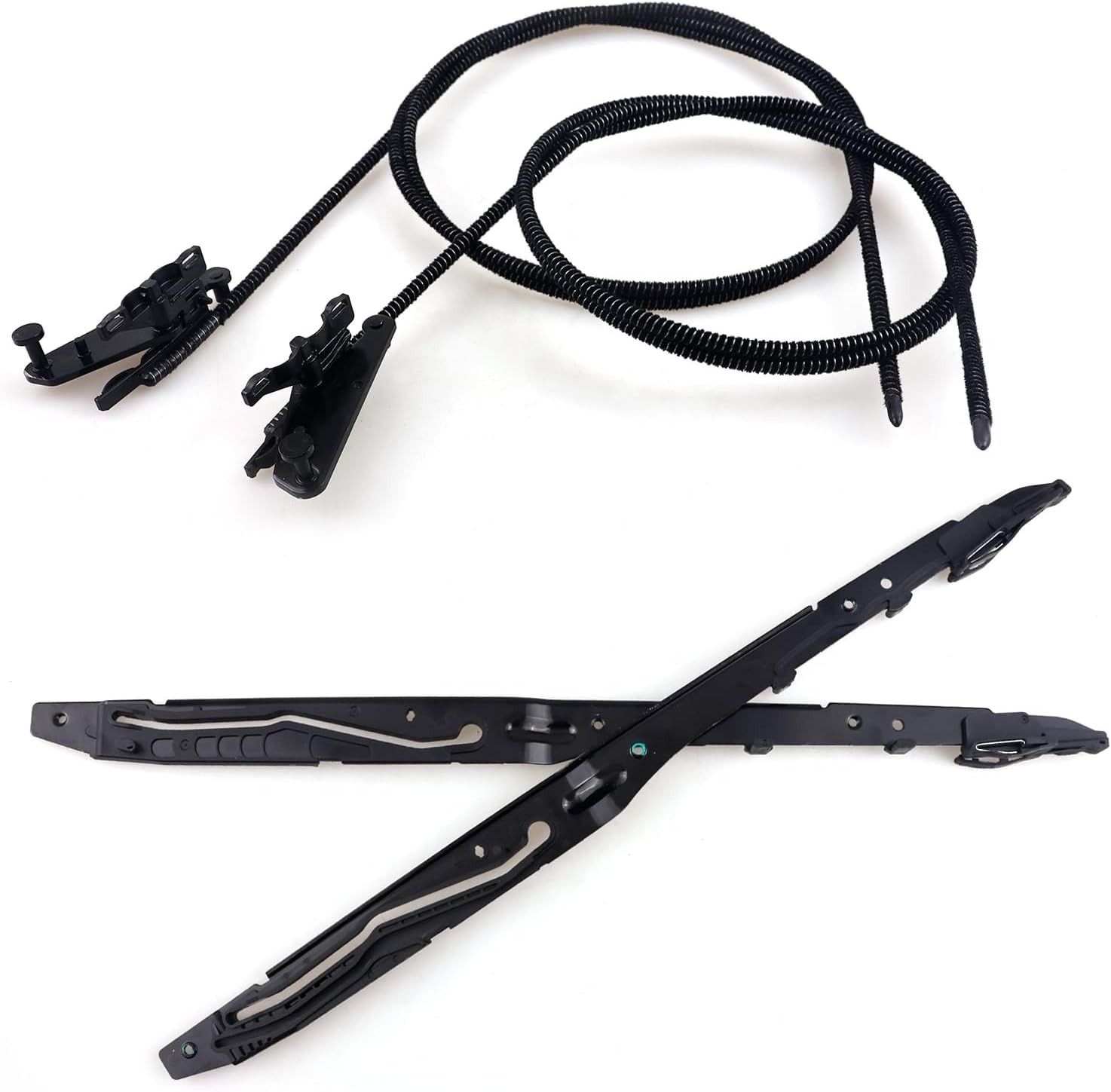 New Upgraded FL3Z16502C22 Sunroof Glass Cables & Track Assembly Repiar Kit Compa