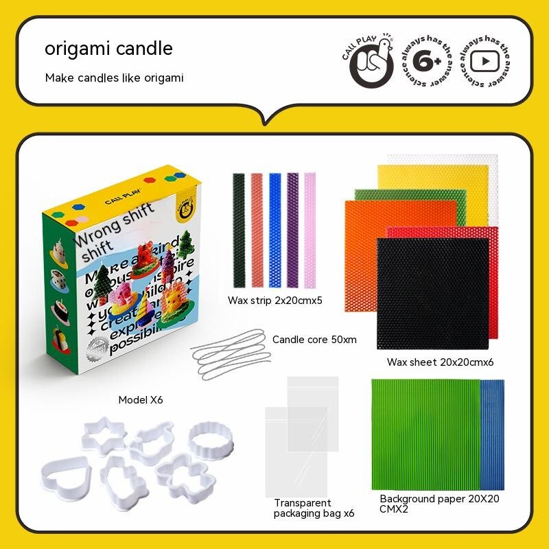 DIY Beeswax Candle Making Kit Colored Creative Wax Craft Educational Toy Gift AU