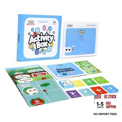 Activity Box, Add-on for Talebot Coding Robot with 6 Double-Sided Interactive
