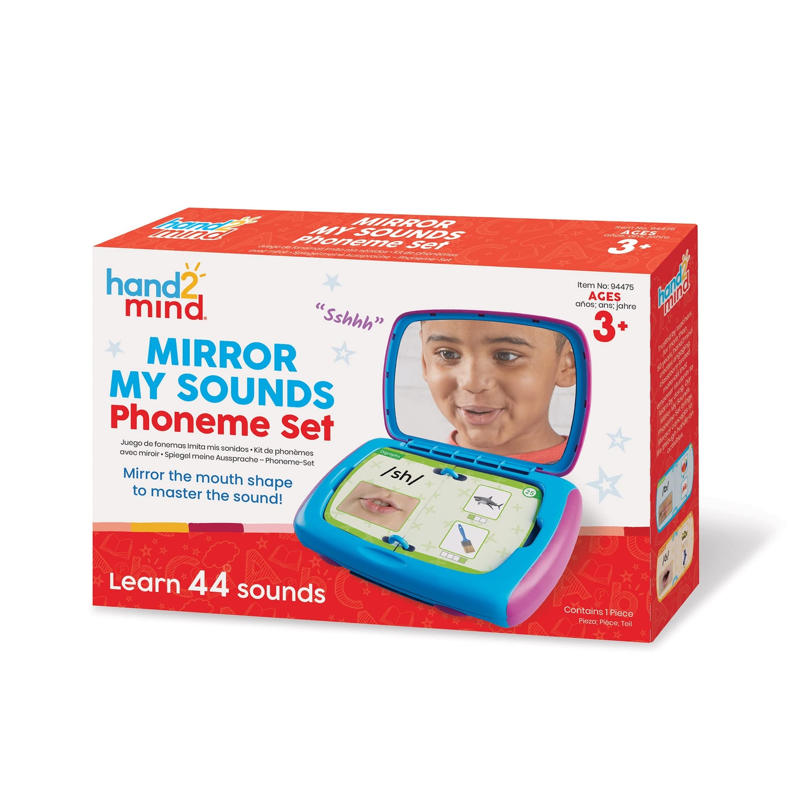 Mirror My Sounds Phoneme Set Phonics Flashcards for Speech Therapy Kids