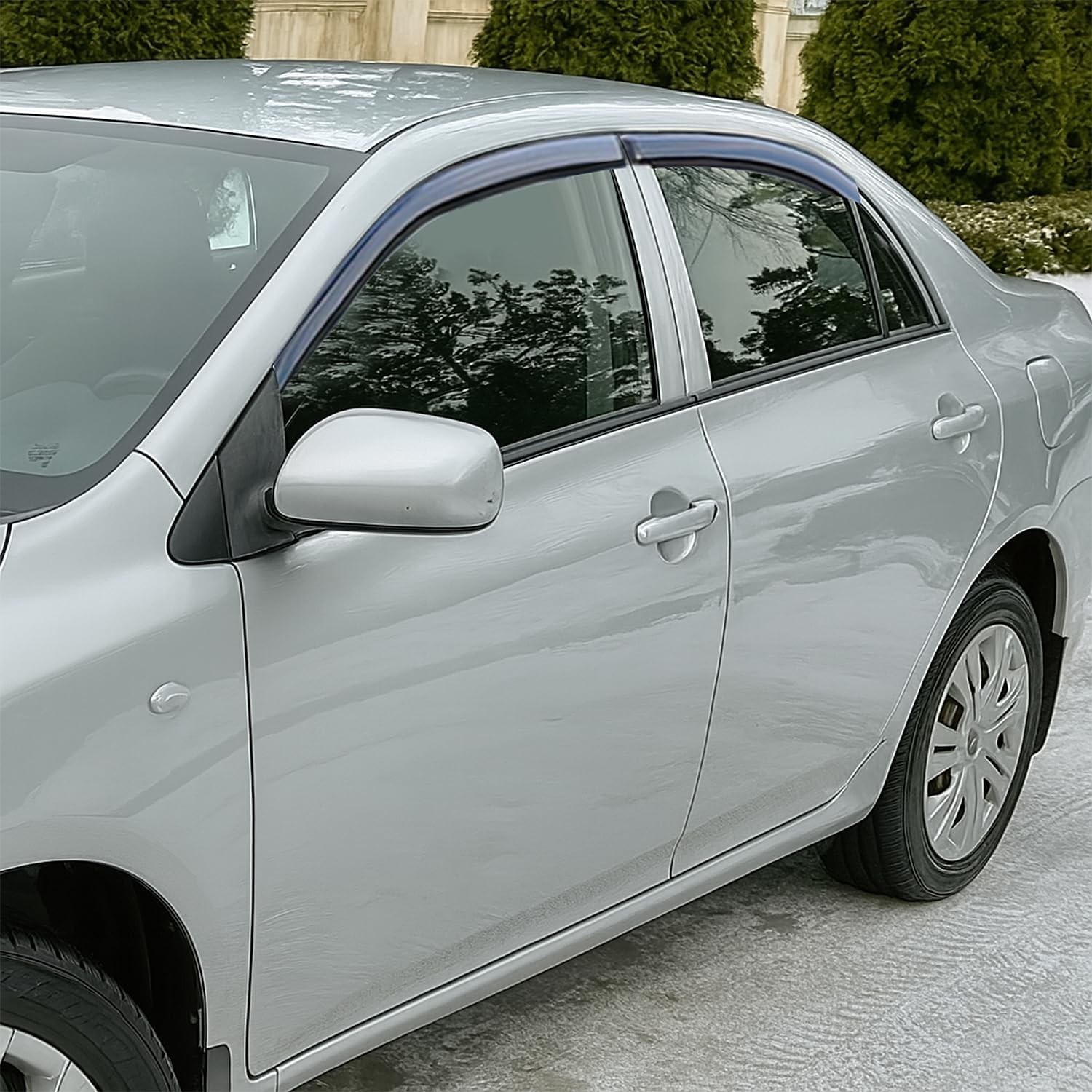 Window Rain Guards for Toyota Corolla 2009 2010 2011 2012 2013, Out-Chan