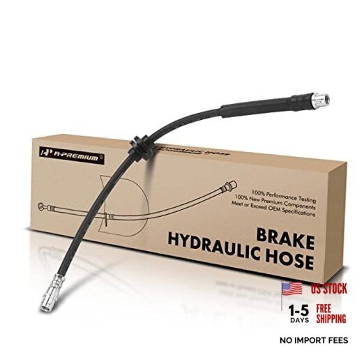 Front Driver or Passenger Side Brake Hydraulic Hose Compatible with Mercedes