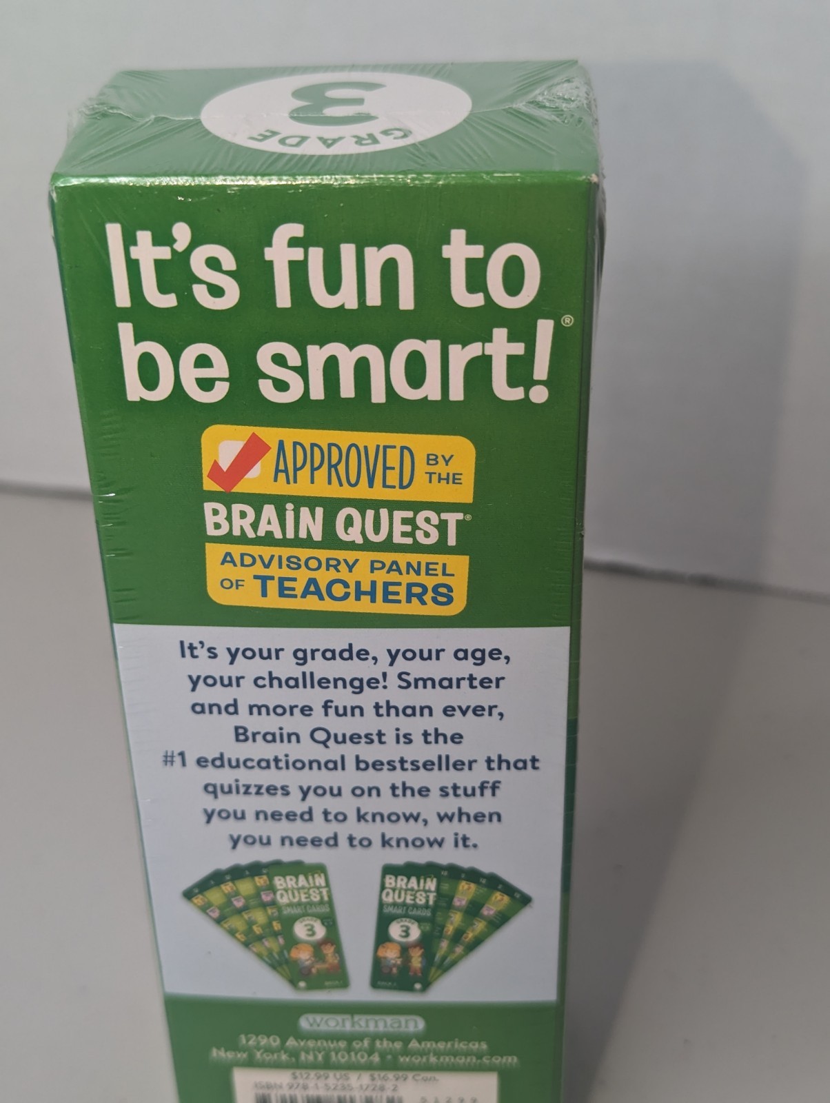 Brain Quest Smart Cards Grade 3 Ages 8-9 & Grade 4 Ages 9-10 Sealed