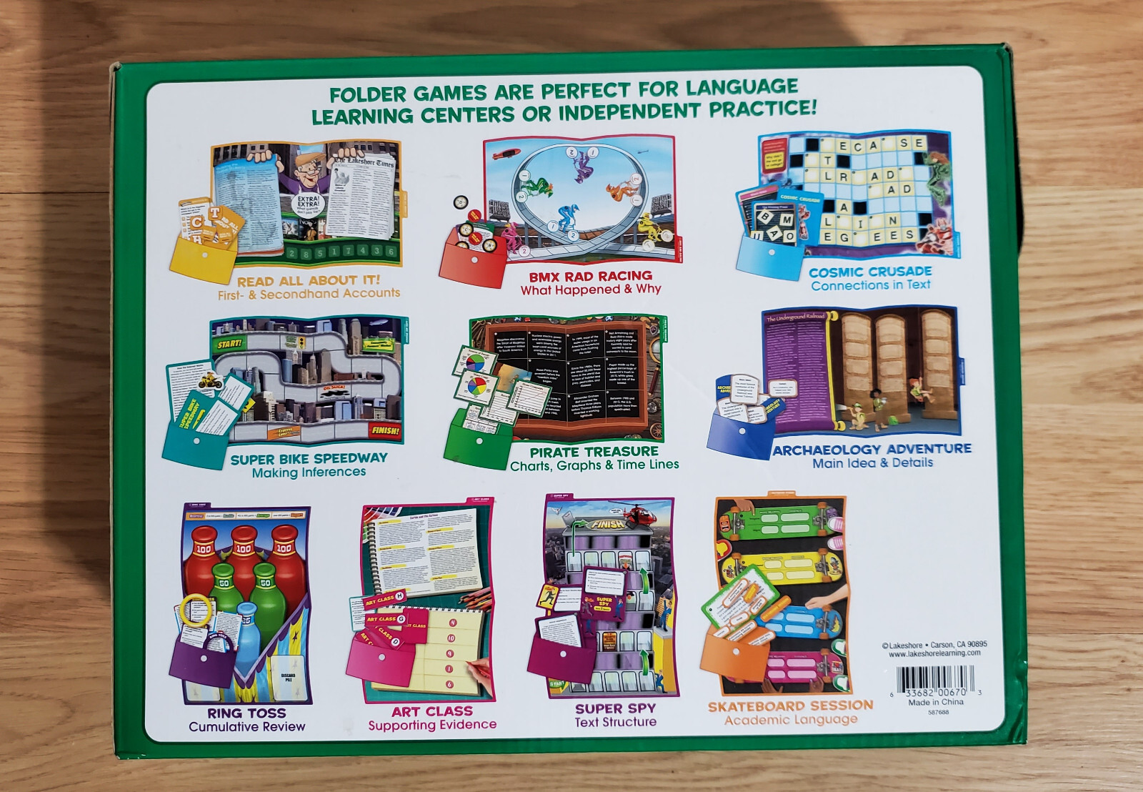 New Learning Resources Reading Informational Text Elementary Folder Grades 4-5