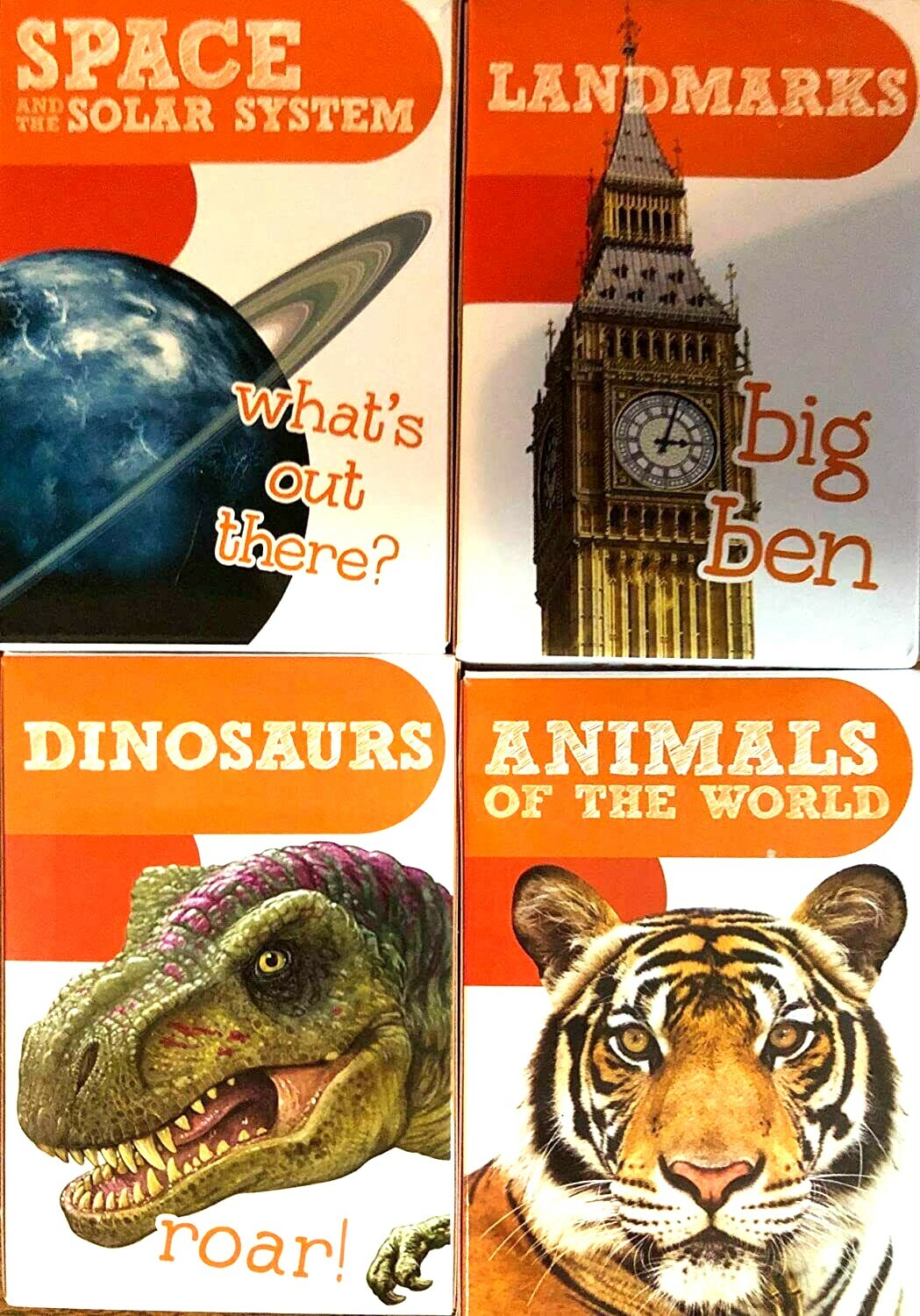 Bendon Animals, Dinosaurs, Landmarks and Space Flash Cards CHOICE – 4 NEW!