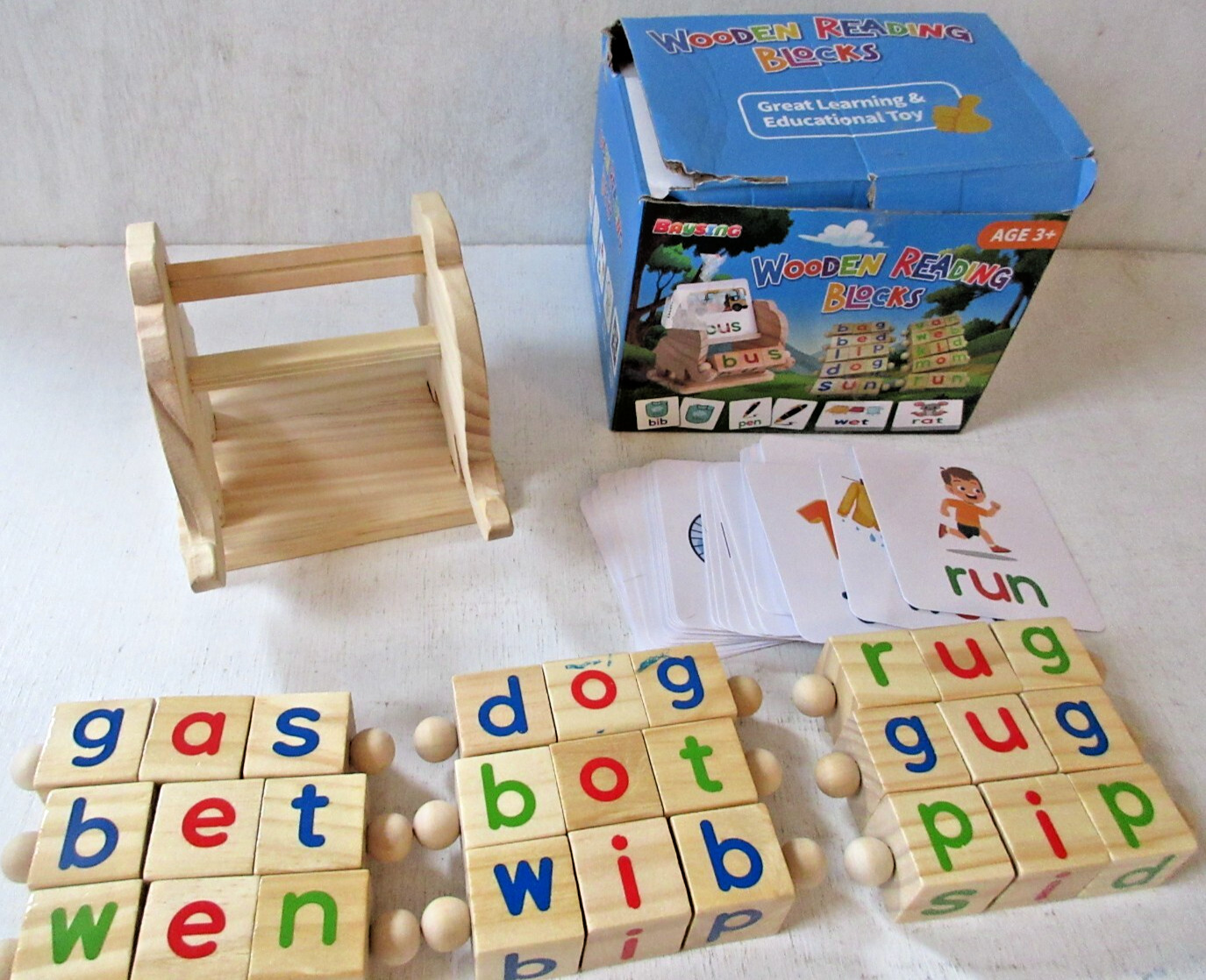 Learning To Read Blocks Twist Rhyming Words Educational Toy Lot Bundle