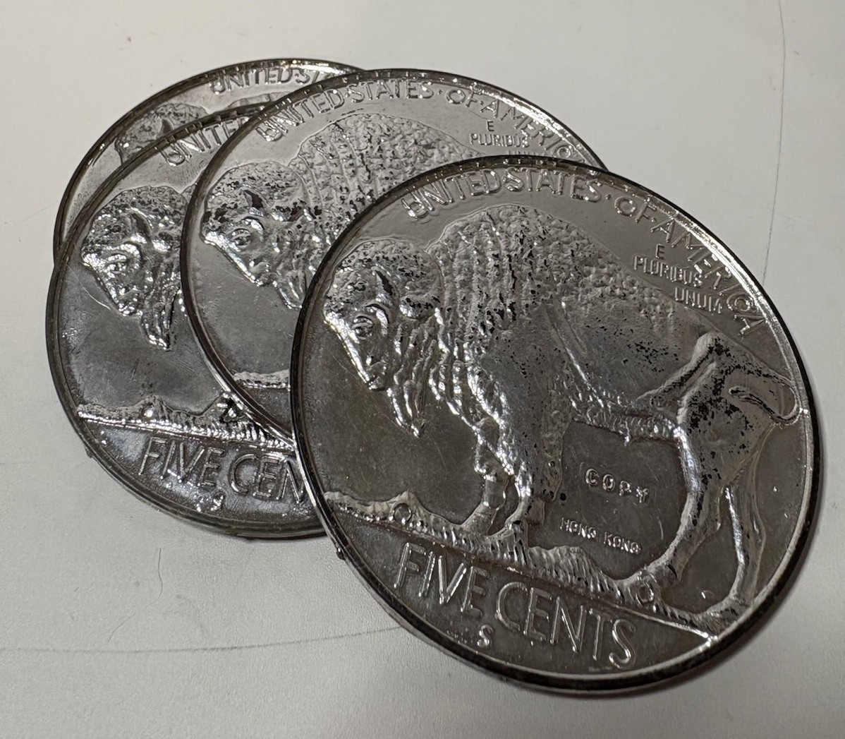 3″ Plastic Play Money Lot Of 19 Hong Kong Kennedy Lincoln Buffalo Roosevelt