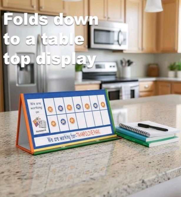 2-Sided Magnetic Visual Schedule for Kids (Home Bundle) | Daily Routines,…