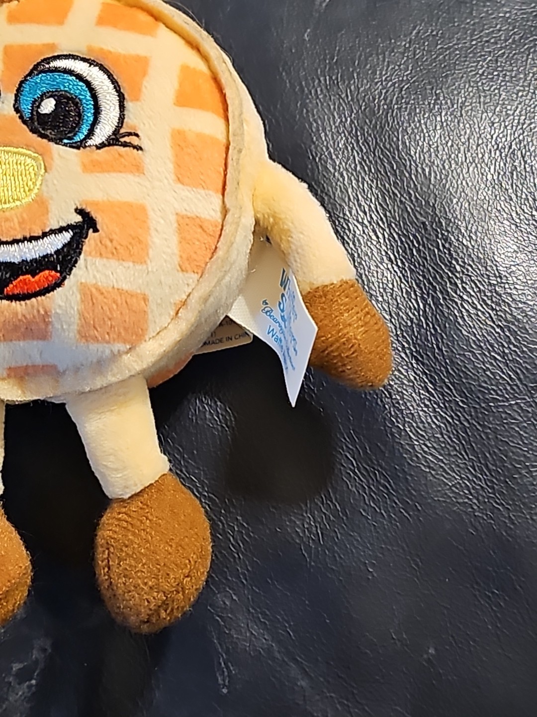 Whiffer Sniffer- Waffle Aaron waffle scented backpack clip- 5 Inches