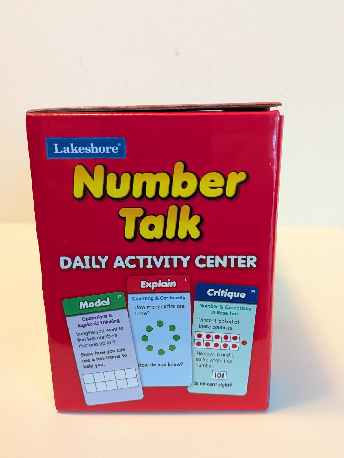 Lakeshore Number Talk Class Daily Activity Center EE110 Numbers Concepts Grade K