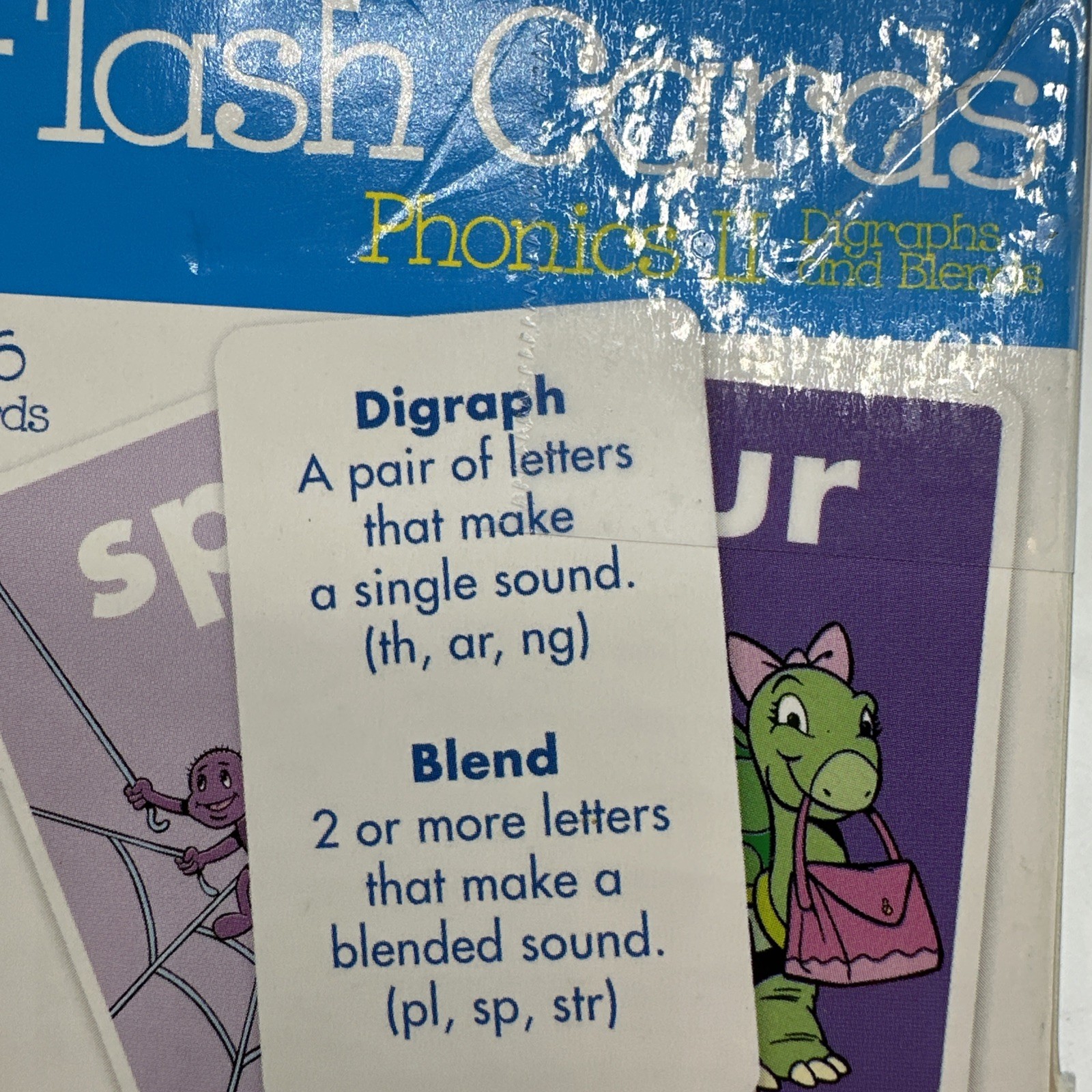 Let’s Grow Smart Flash Cards – Phonics II – Digraphs and Blends