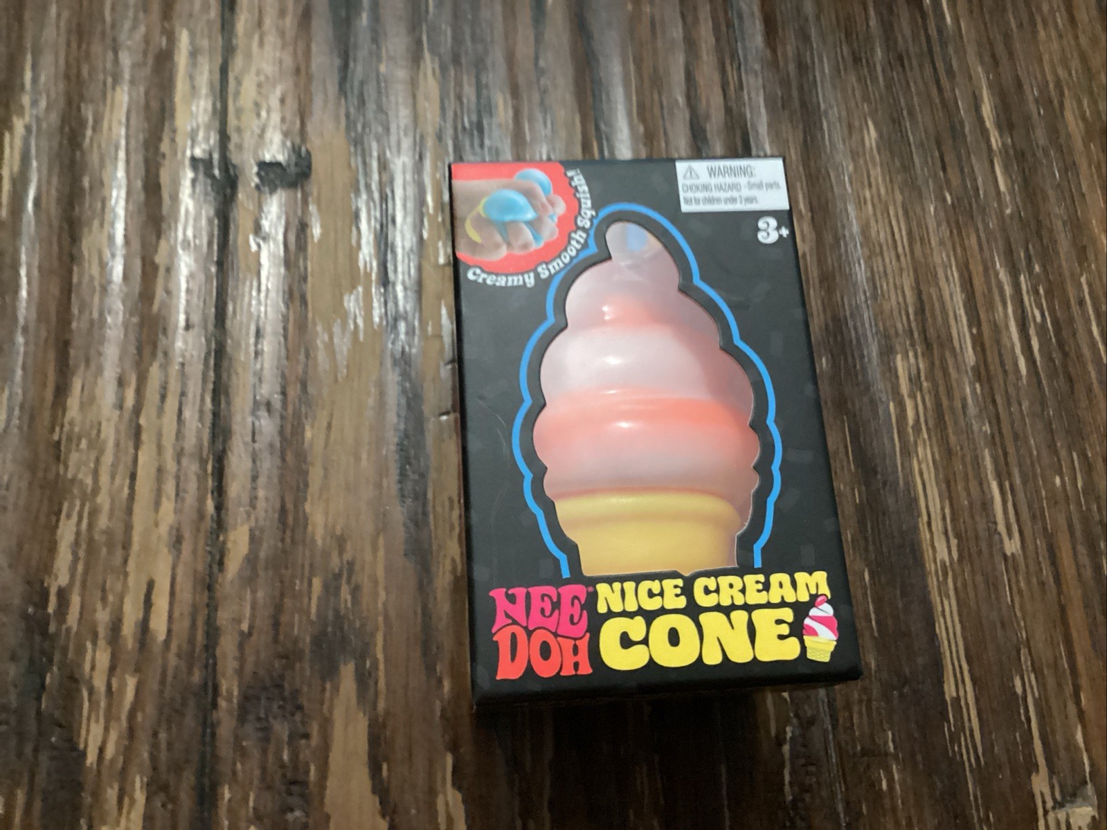 Orange Needoh Nice Cream Cone New in Box Ice Cream FAST SHIPPING Squish toy