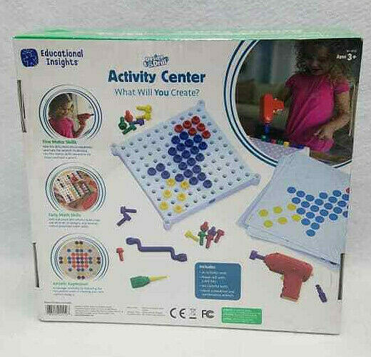 Activity Center ~ Educational Insights ~ Design & Drill Sealed New