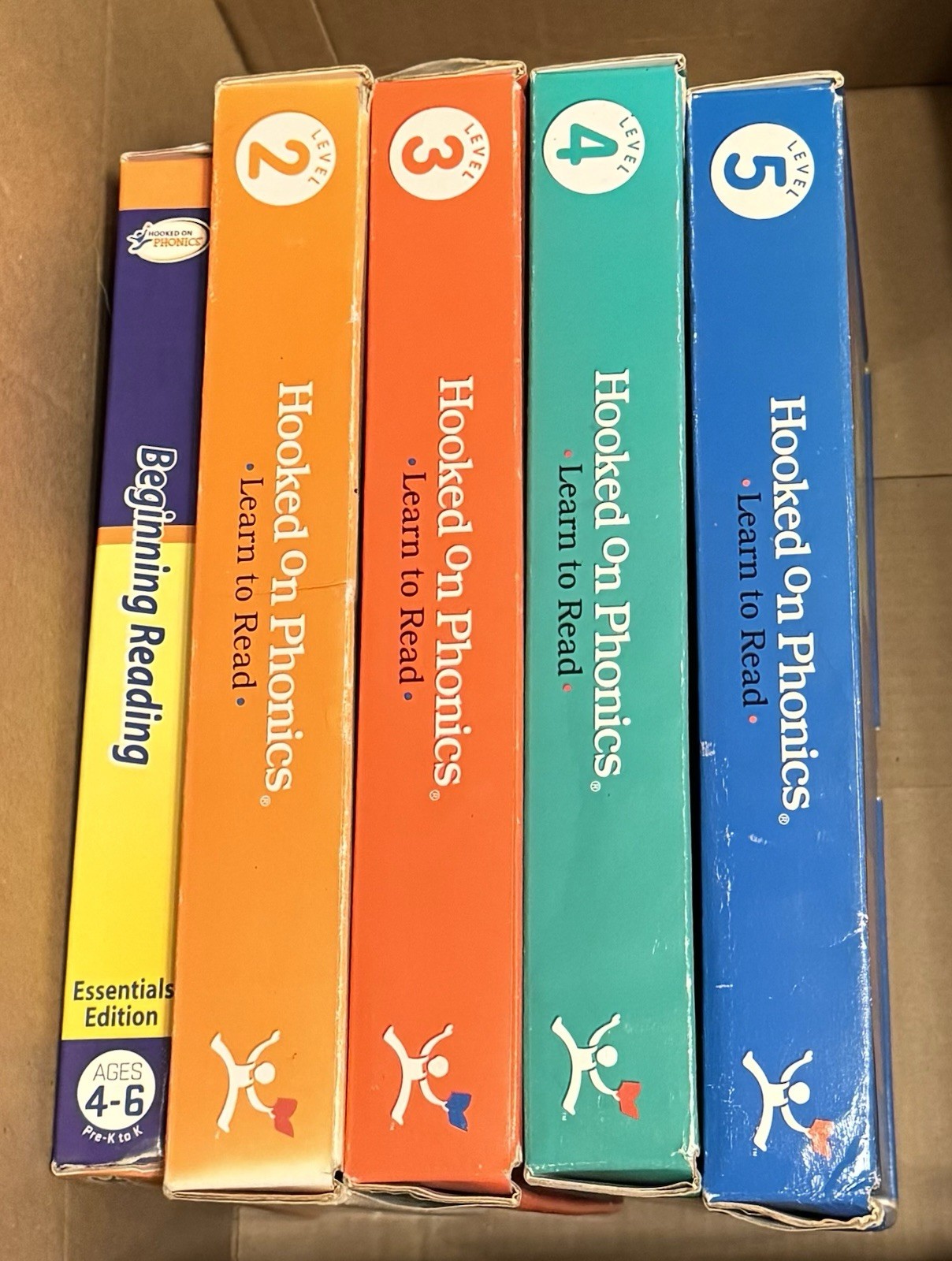 HOOKED ON PHONICS Beginning Reading And Levels 2 3 4 5 Used