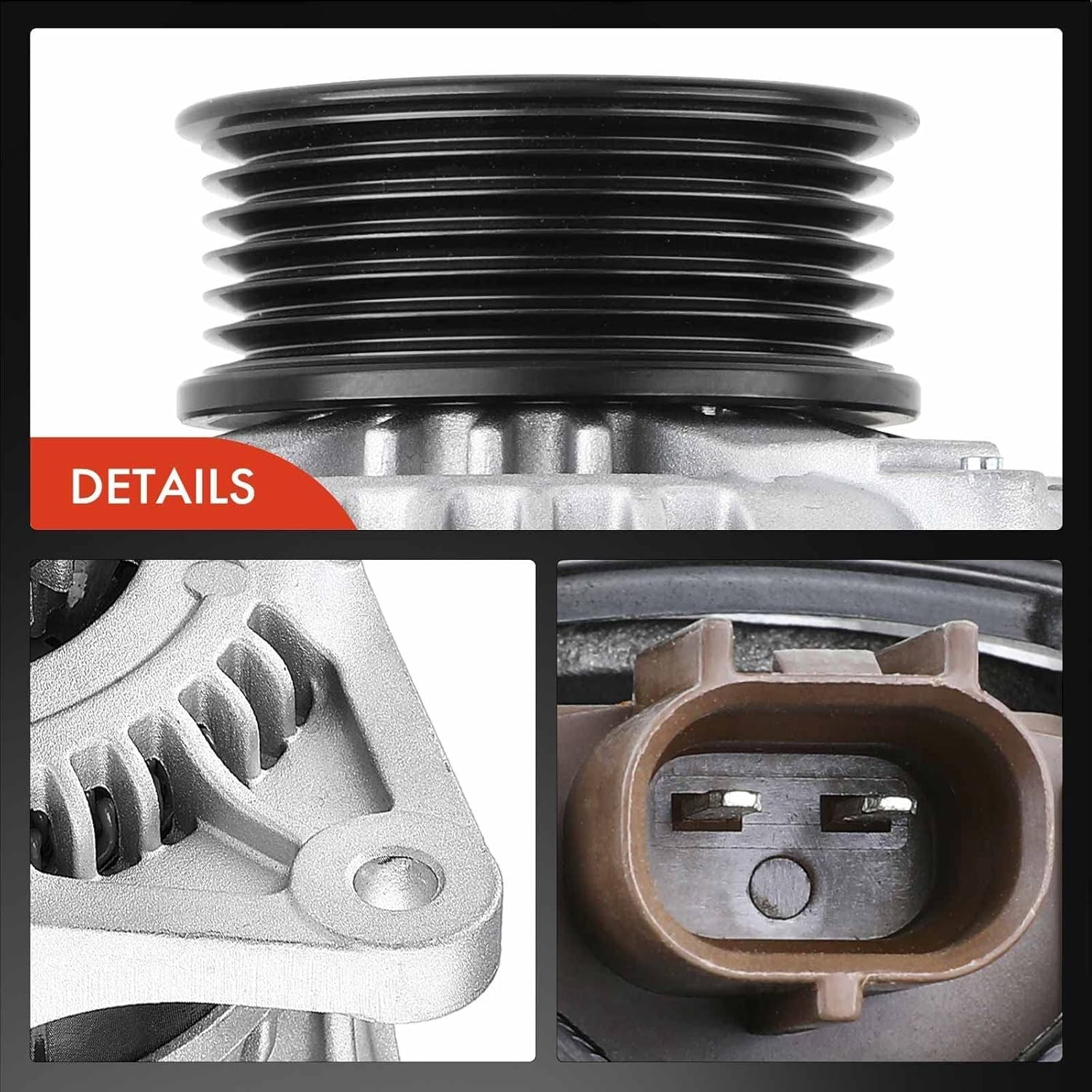 A-Premium Alternator Compatible with Chrysler Intrepid 2002-2004 3.5L, Concor…
