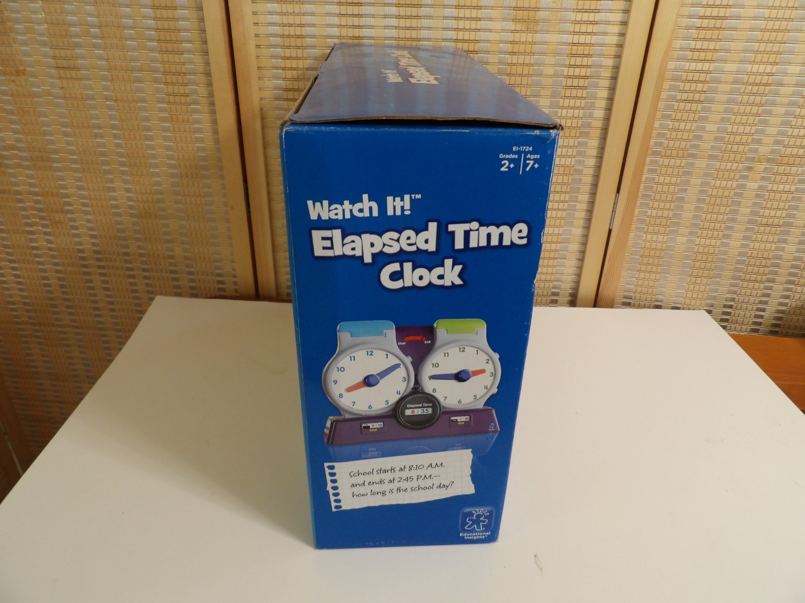 Educational Insights Watch It Elapsed Time Clock Homeschool Learning Tool