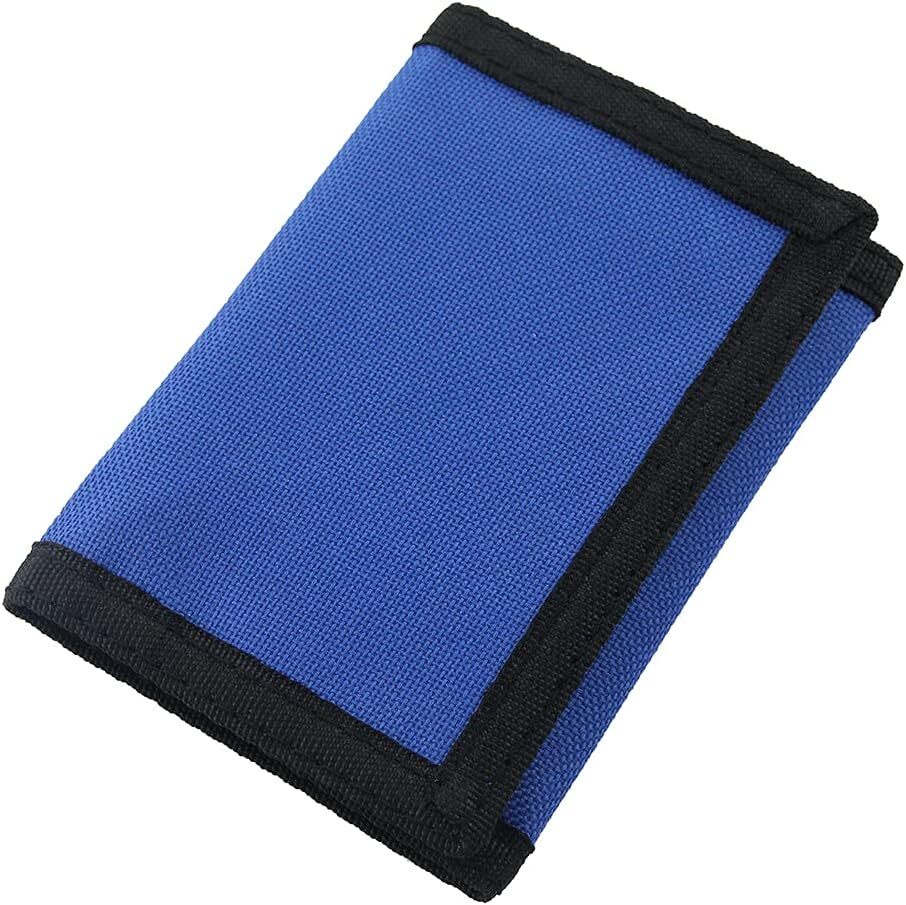 RFID Blocking Canvas Wallet for Men and Women – Trifold Nylon Wallet with Magic