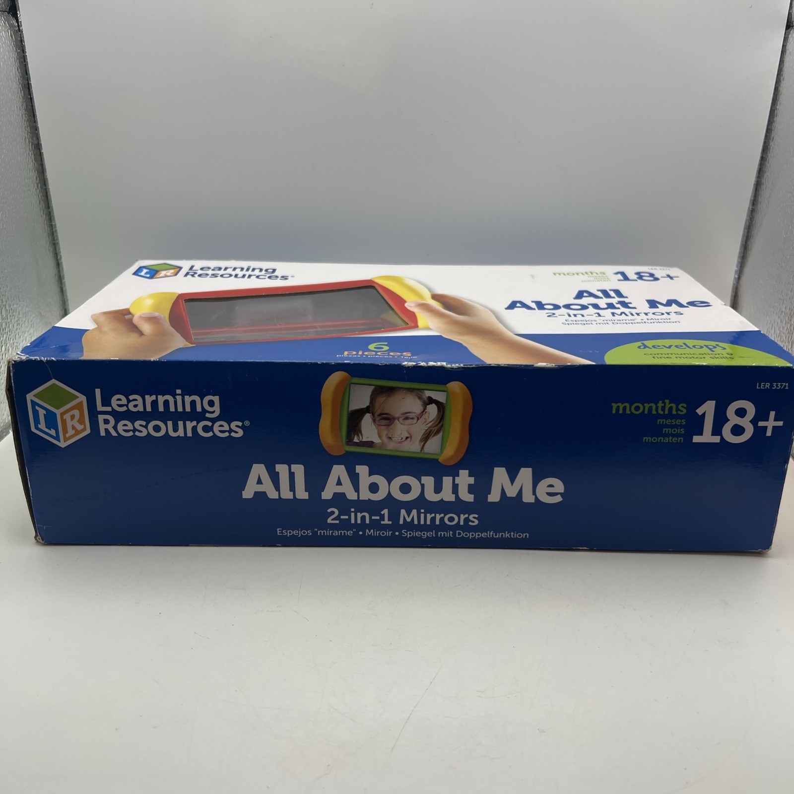 All About Me 2 in 1 Mirrors Sensory Social Learning Toy 18 Months Plus 6 Pcs NEW