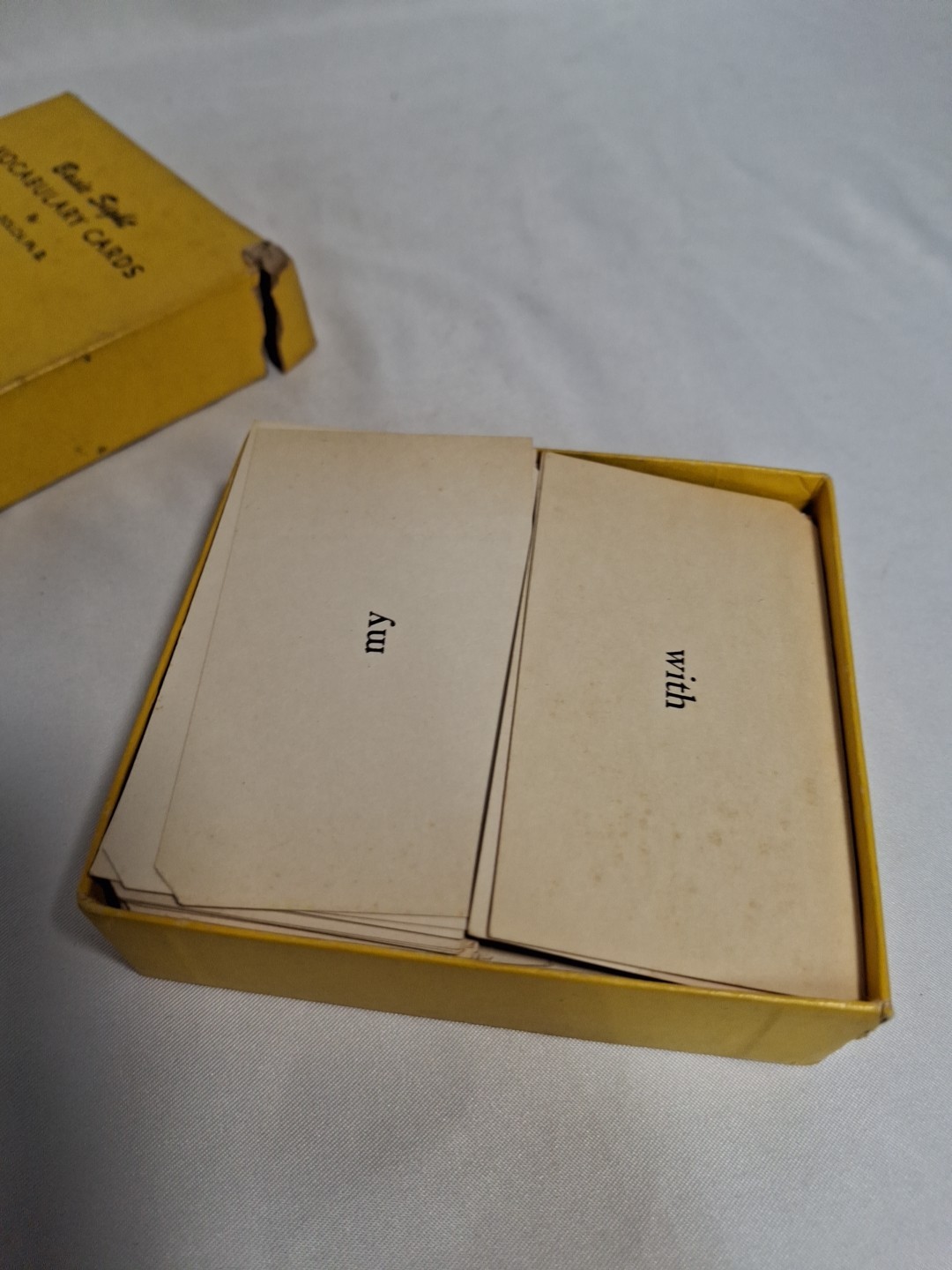 Vintage Basic Sight Vocabulary Cards By E.W. Dolch 1949 Garrard Press