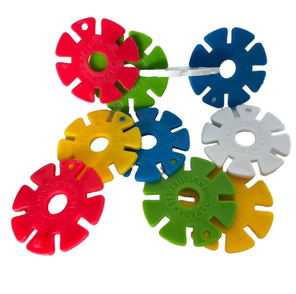 Mindspark Gears S.T.E.A.M Connector Set New – 22 Bags of 10 Pieces = 220 Pieces