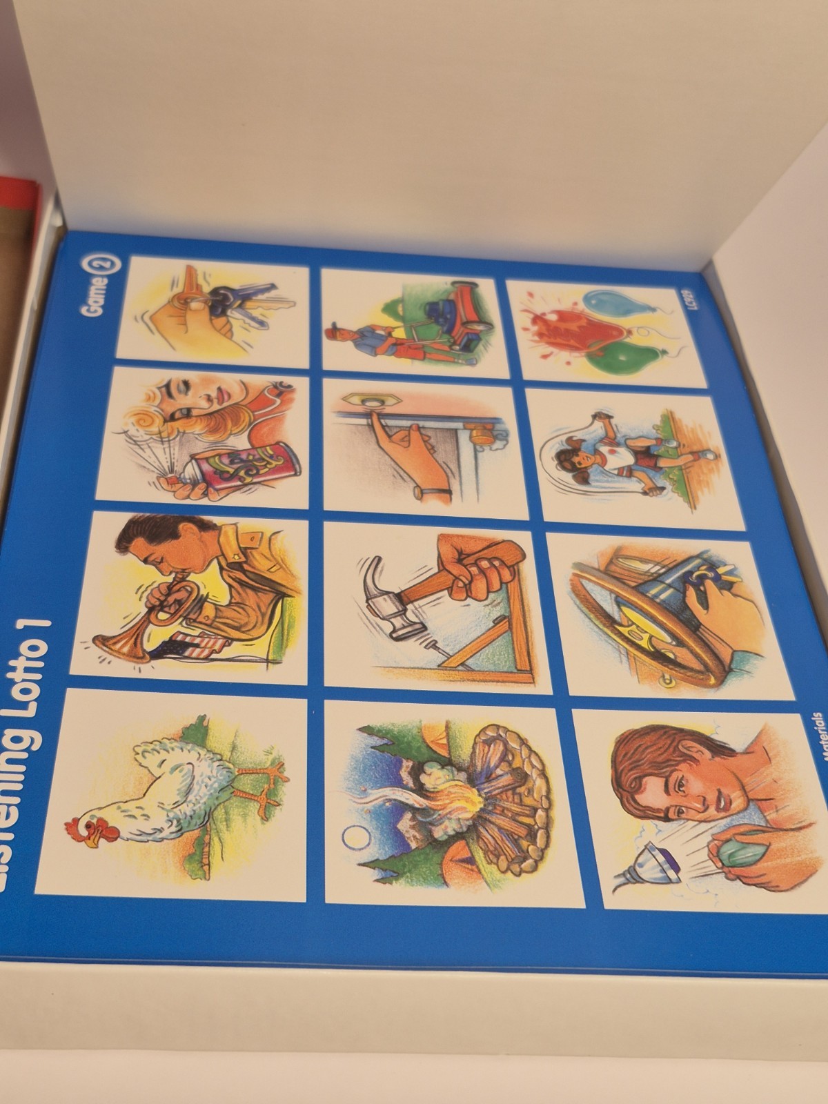 Lakeshore Learning Materials Listening Lotto Game Vintage 1992