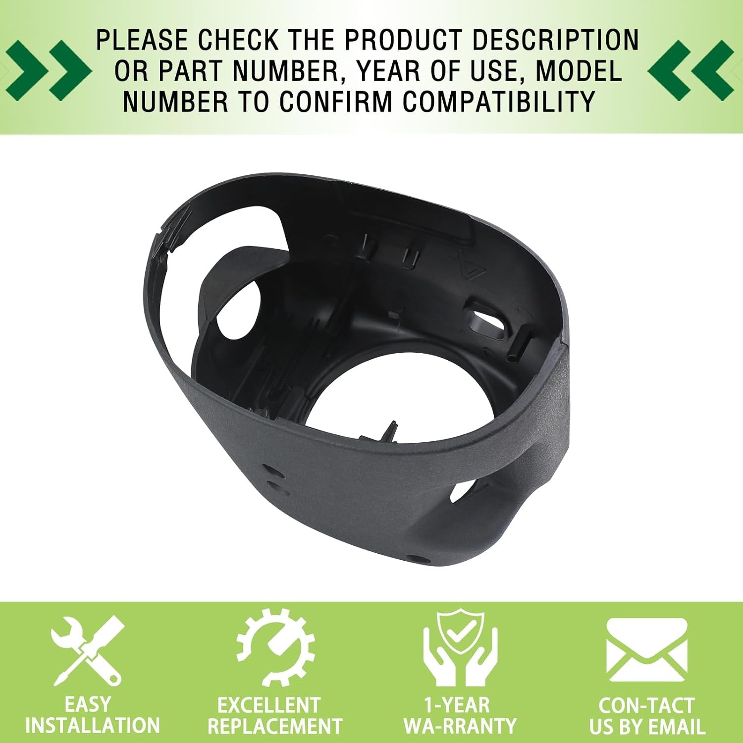 Upper & Lower Steering Column Trim Cover Kit Compatible with 2001-2002 Chevy