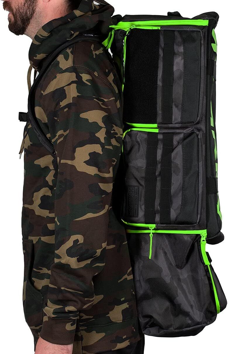 HK Army Expand Backpack Paintball Gearbag – Shroud Black/Green