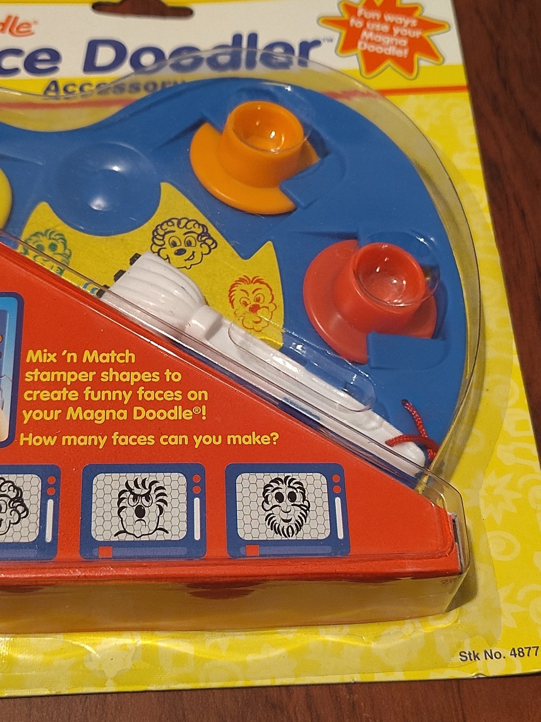 Vintage 1996 Tyco Magna Doodle Face Doodler Accessory Set NOS Sealed Kids Toy