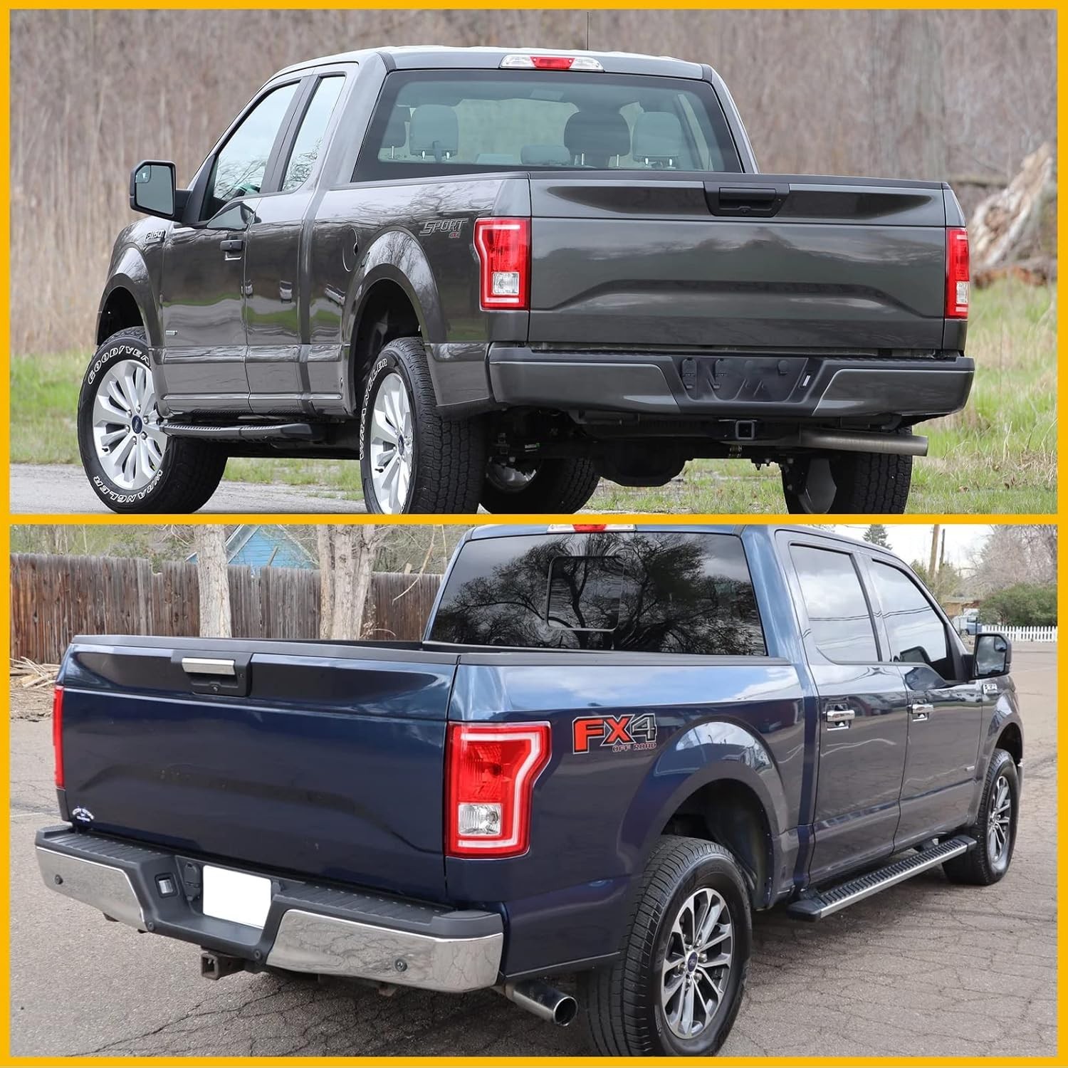 Right Passenger Side Tail Light Compatible With 2015 2016 2017 Ford F150 F-150..