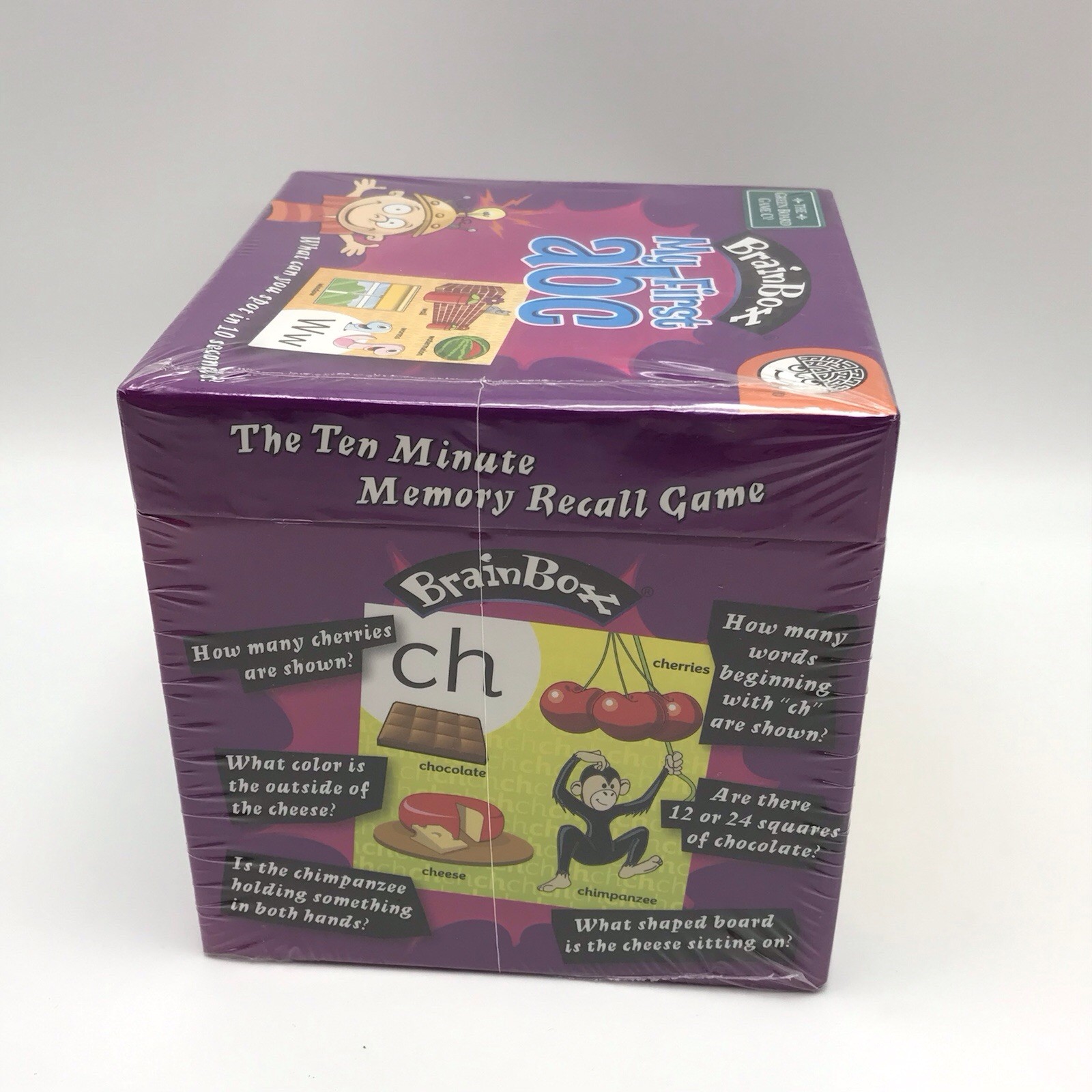BrainBox My First ABC Memory Recall Game Ages 4+ Sealed Green Board Game