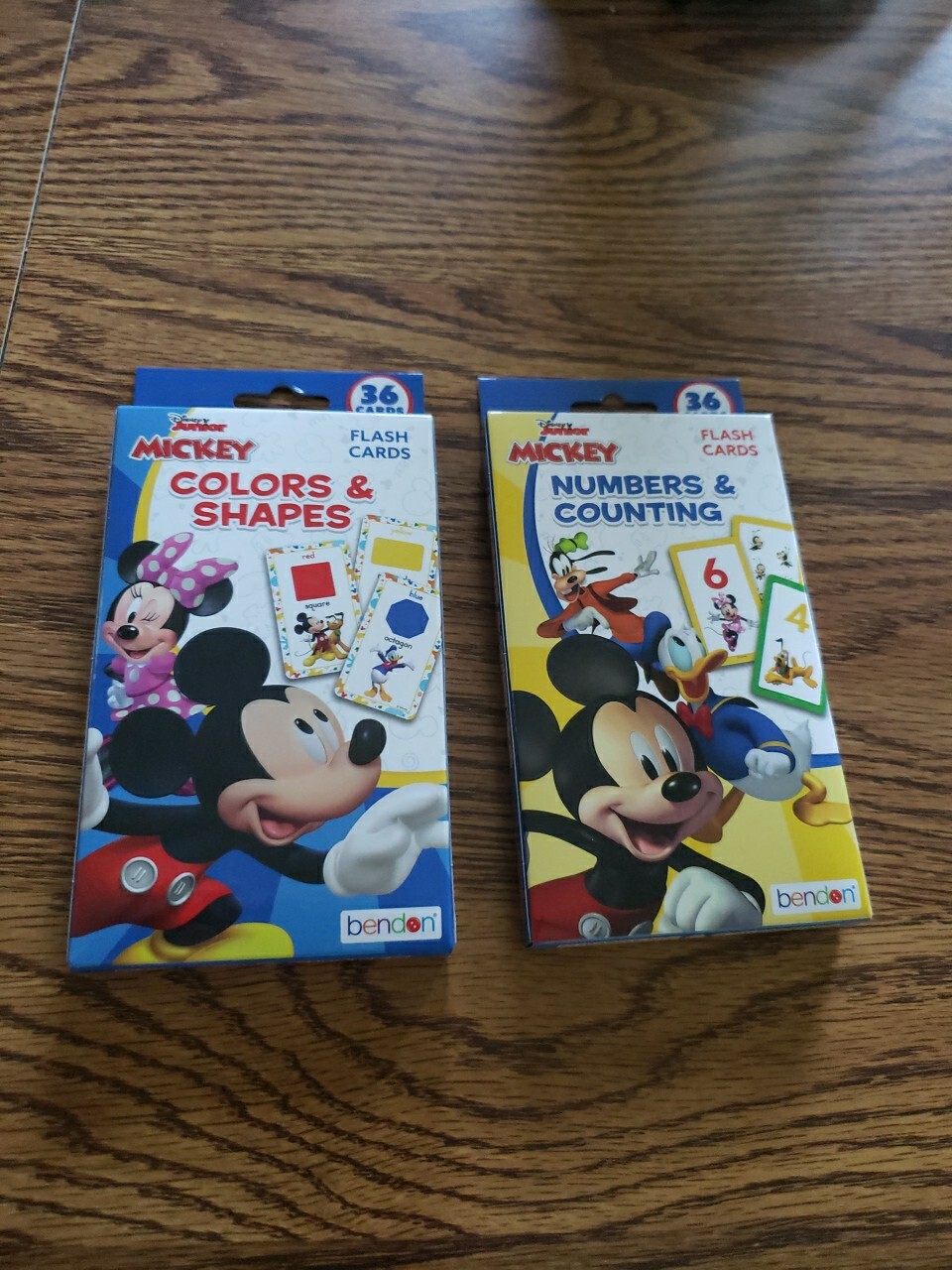 Disney Junior Mickey Mousr Numbers & Counting w/Colors & Shapes Flash Cards New