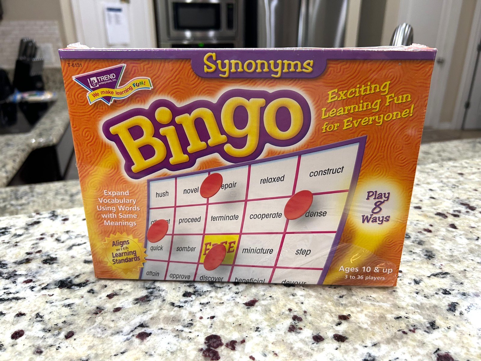 Trend Enterprises Synonyms Bingo Educational Game – NEW
