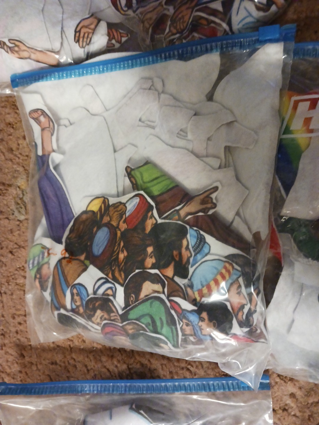 VTG Betty Lukens Through the Bible Felt 100’s Of Pieces Sunday School Rare Wow
