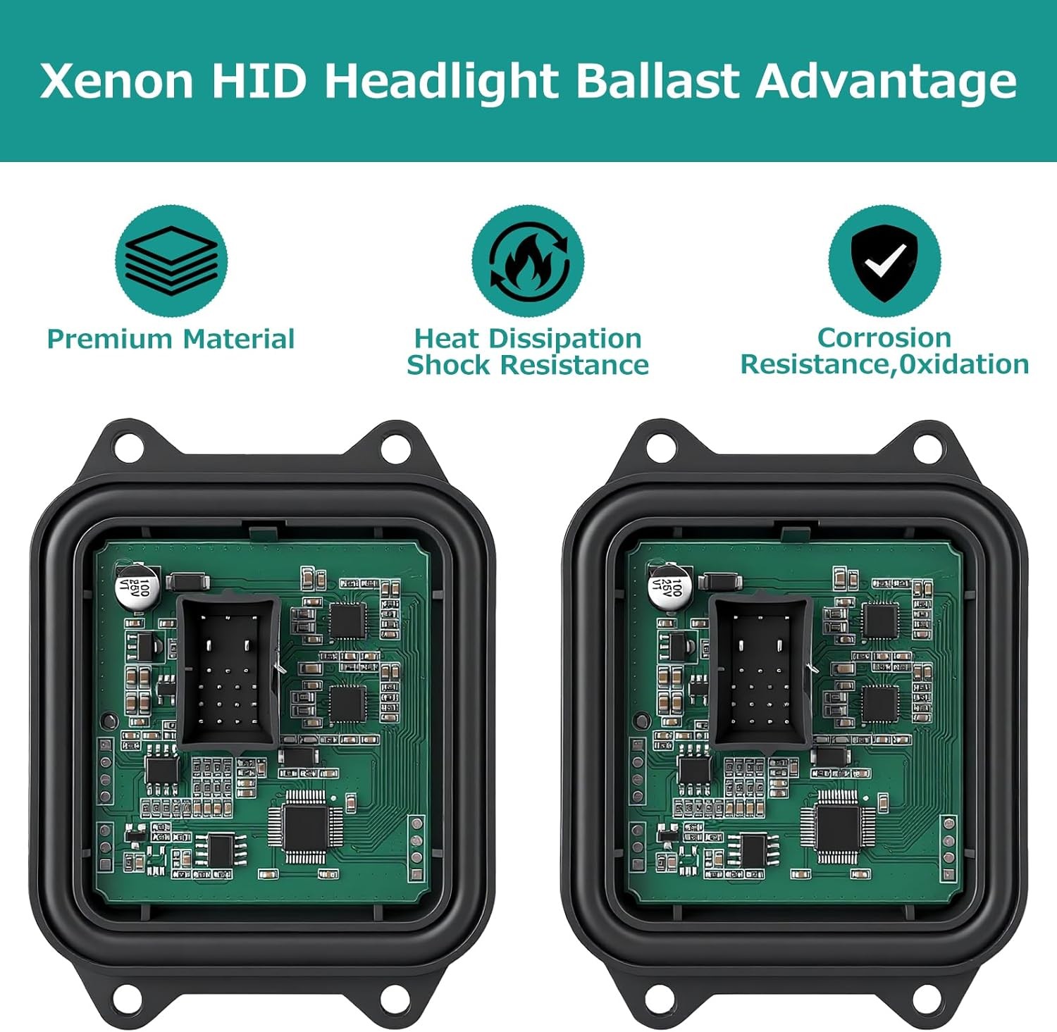 2Pcs 63117182396 Xenon HID Headlight Ballast for BMW 328i 335i xDrive 328xi 335d