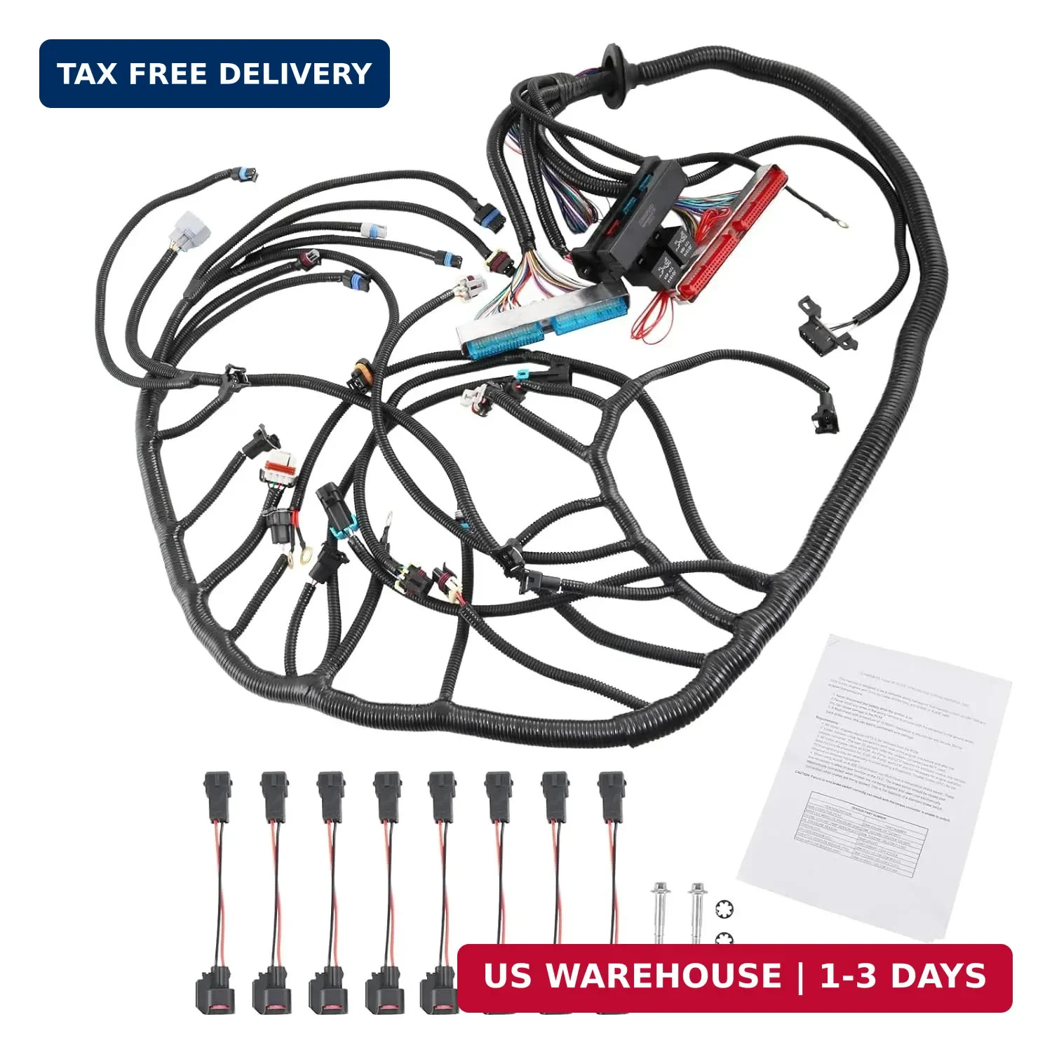 LS Engine Wiring Harness 4L60E Compatible with GM DBC LS1 4.8 5.3 6.0 Vortec Eng